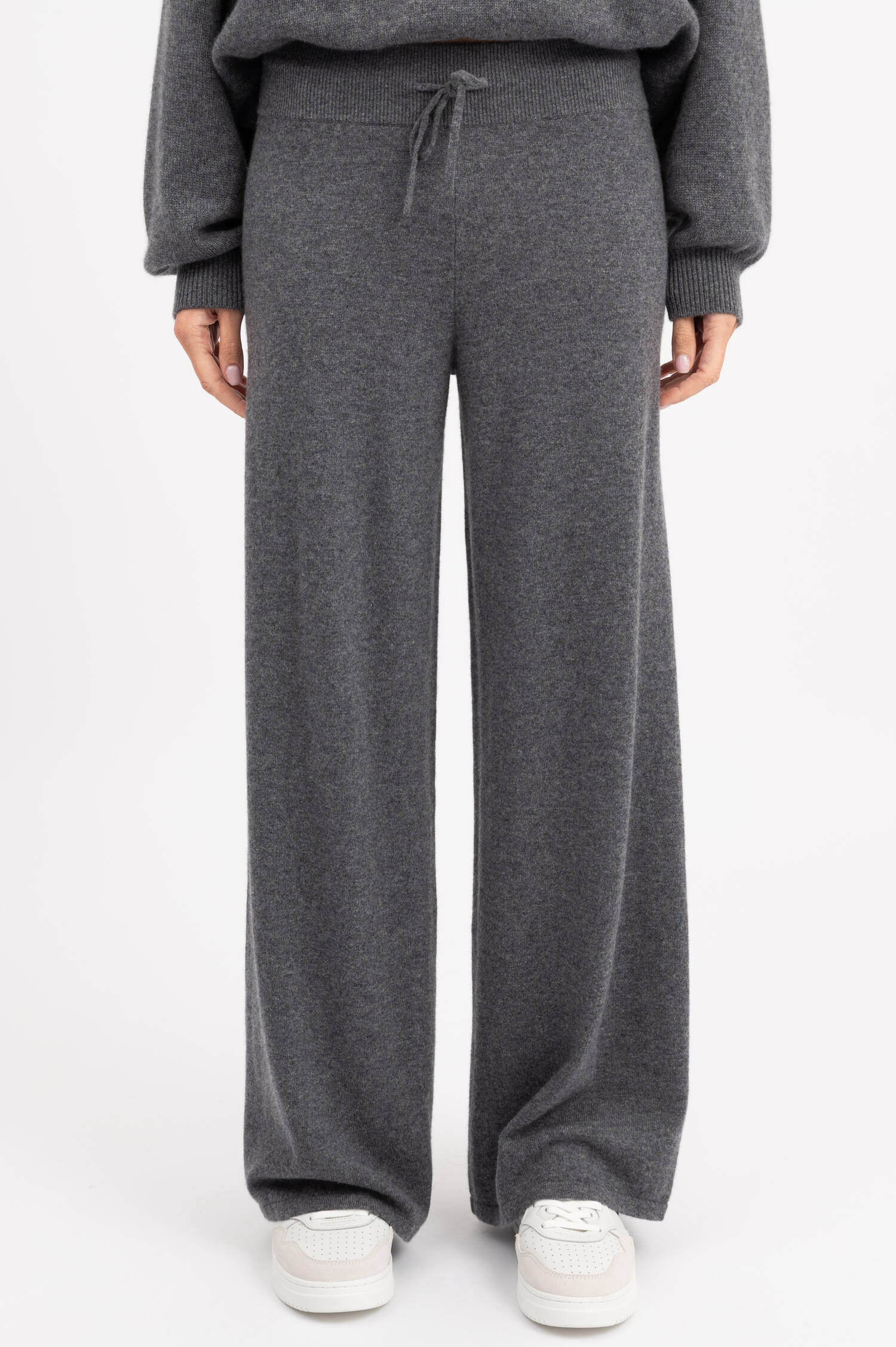 Cashmere Schlupfhose SOFI in Grau meliert Cashmere Schlupfhose SOFI in Grau meliert