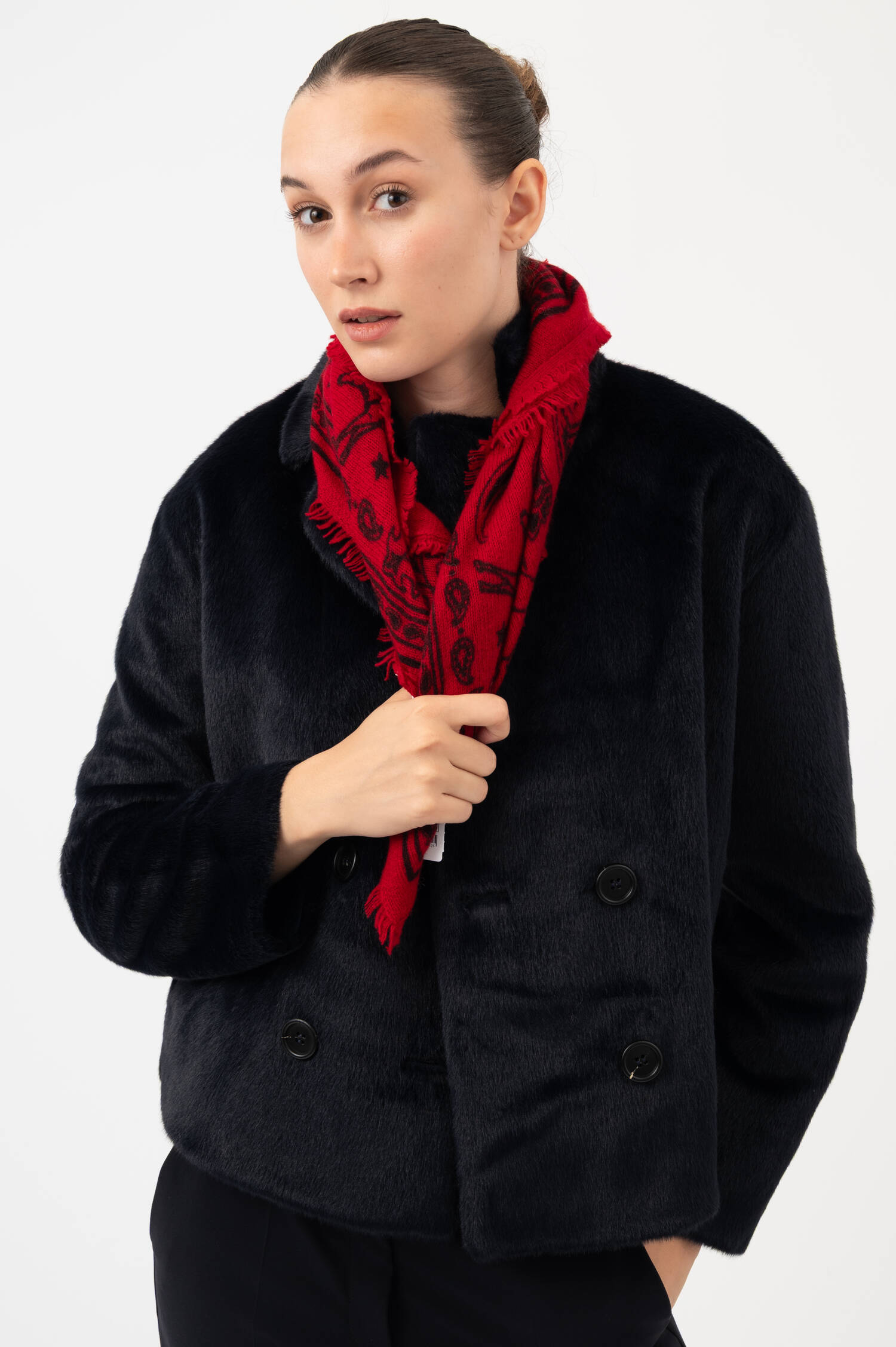 Cashmere-Tuch NELE in Rot Cashmere-Tuch NELE in Rot