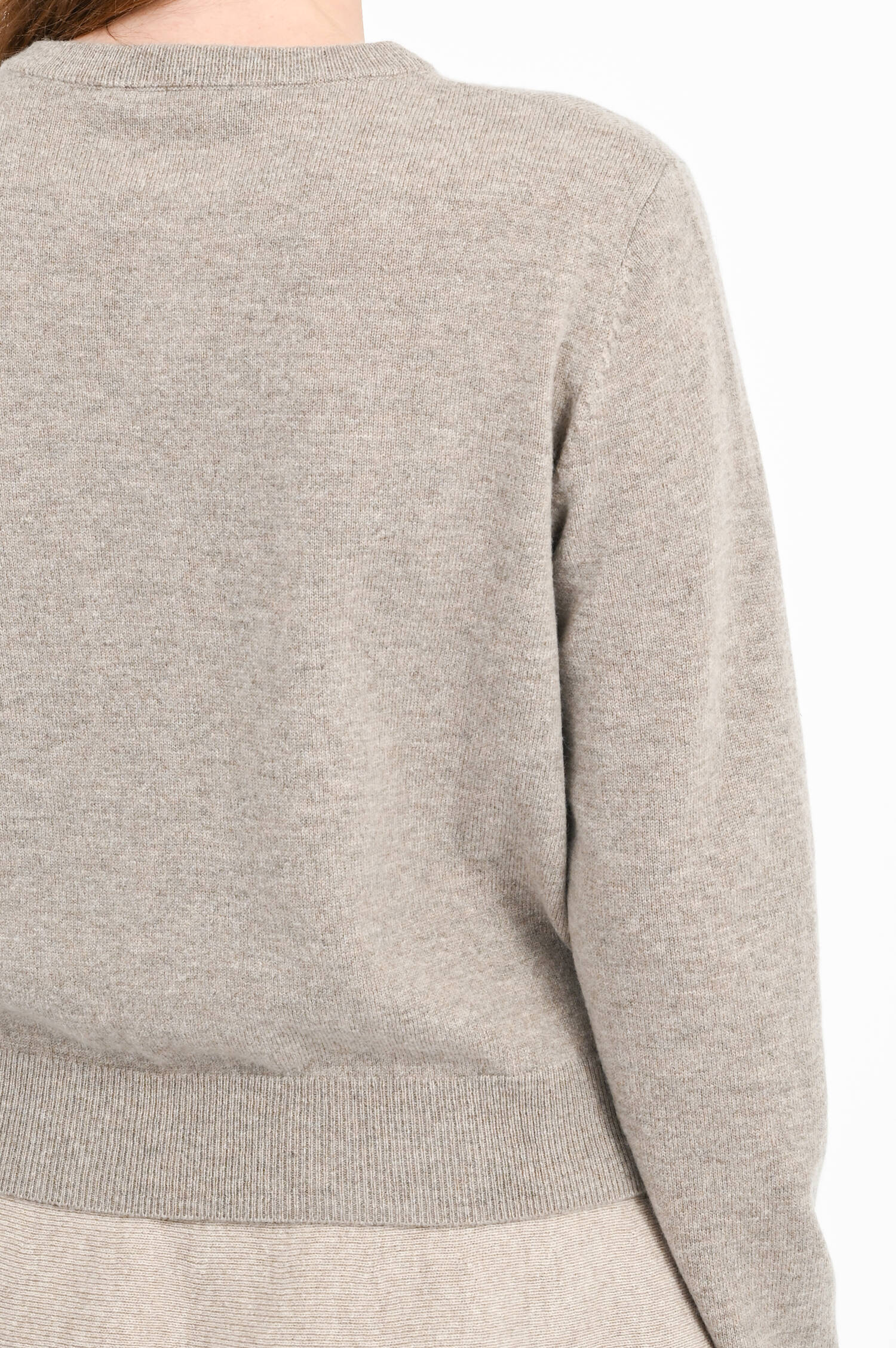 Strickweste NEBBIA aus Woll-Cashmere-Mix in Taupe Strickweste NEBBIA aus Woll-Cashmere-Mix in Taupe