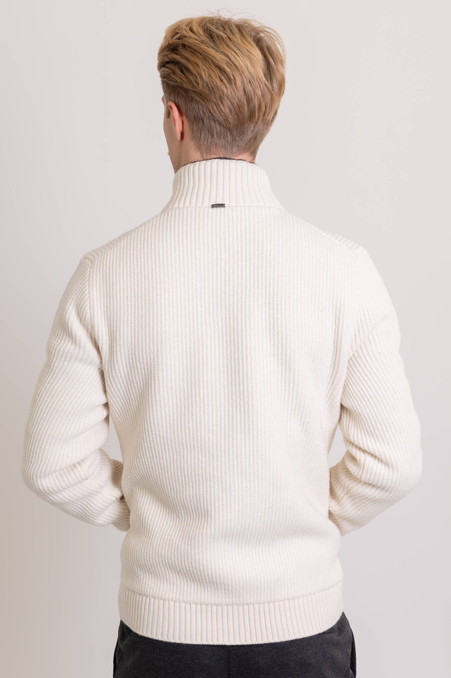Wollmix-Cardigan in Natur Wollmix-Cardigan in Natur