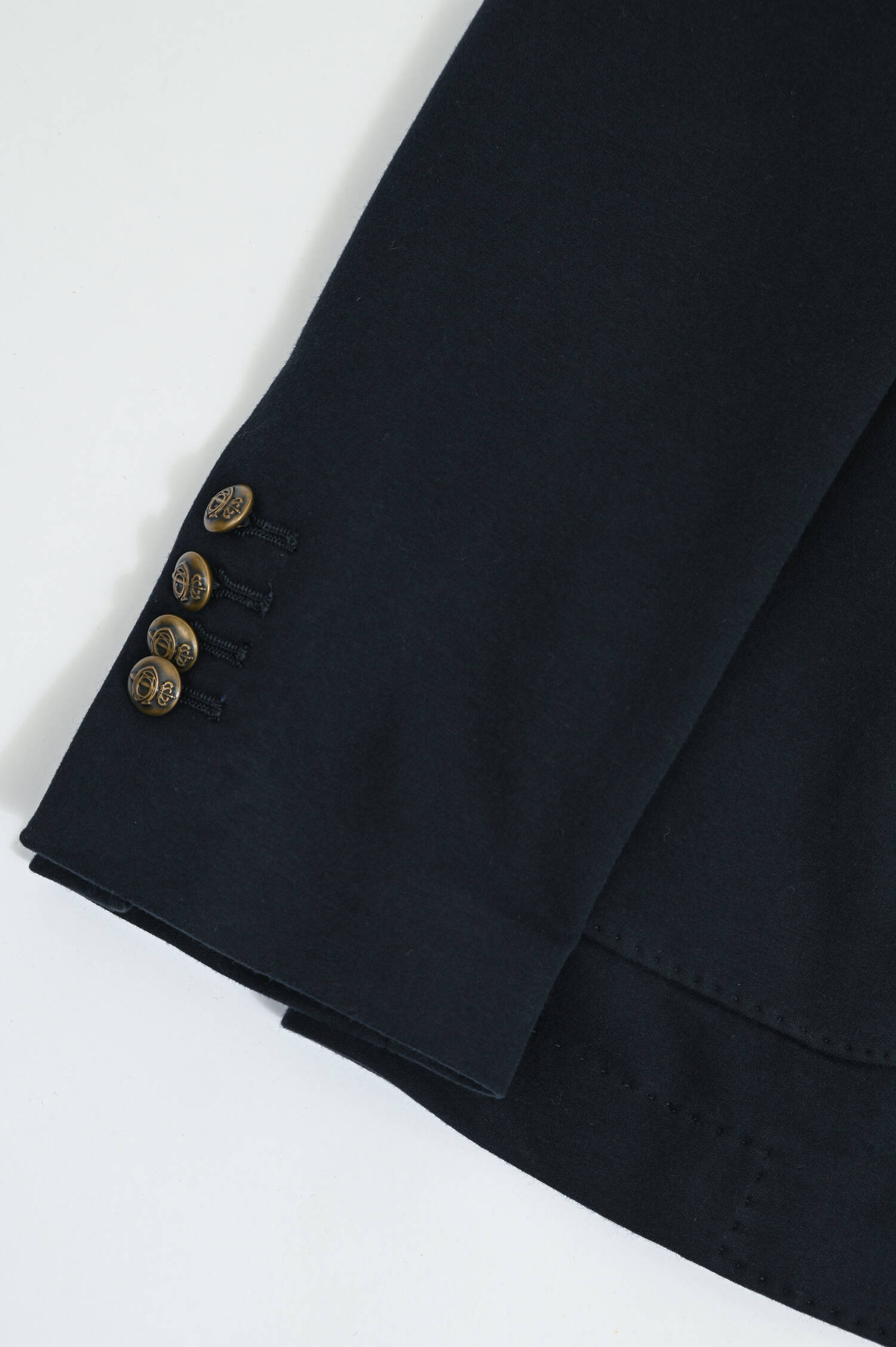 Doppelreiher Sakko aus Baumwoll-Mix in Navy