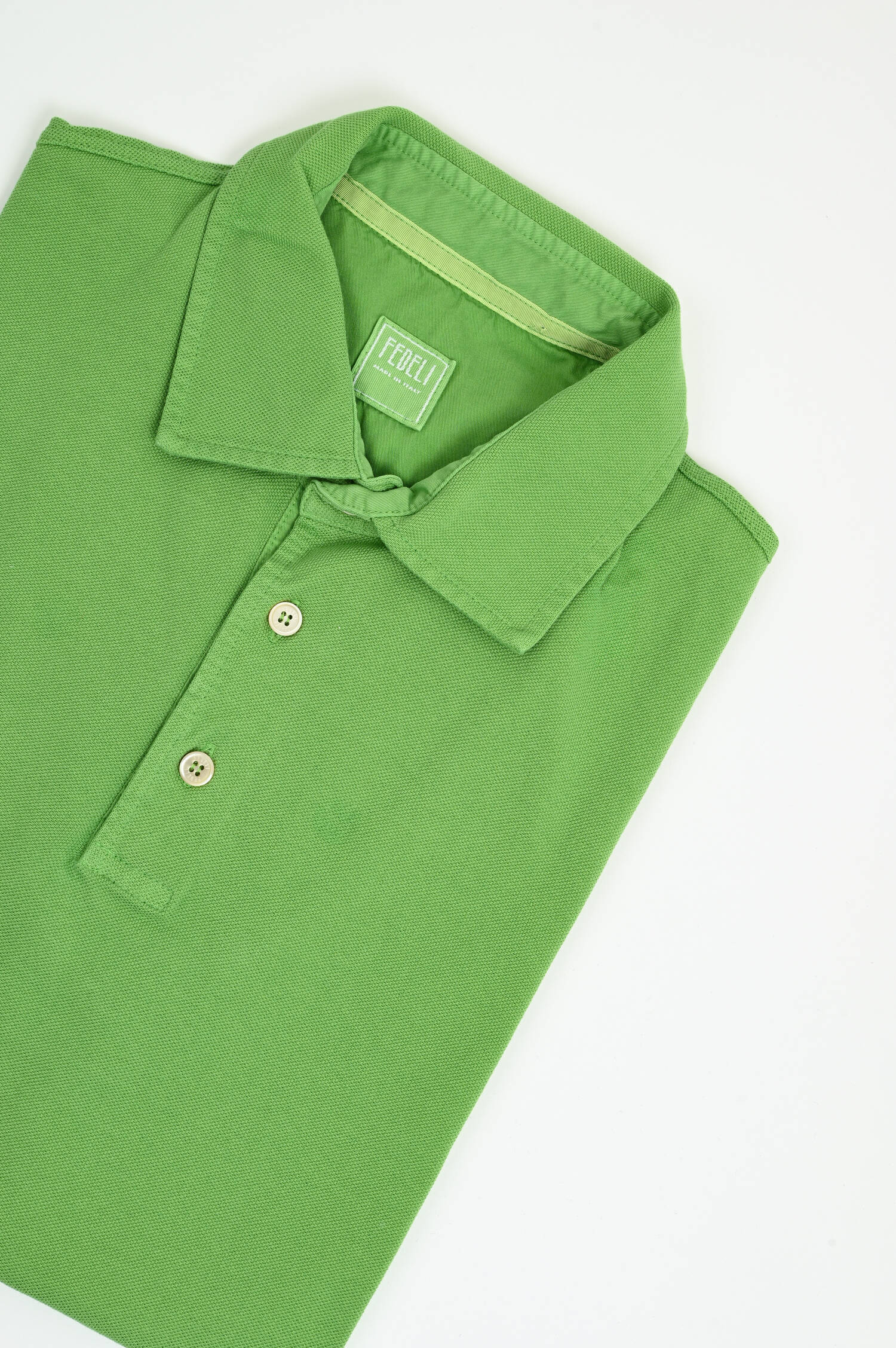 Polo-Shirt in Bright Green Polo-Shirt in Bright Green