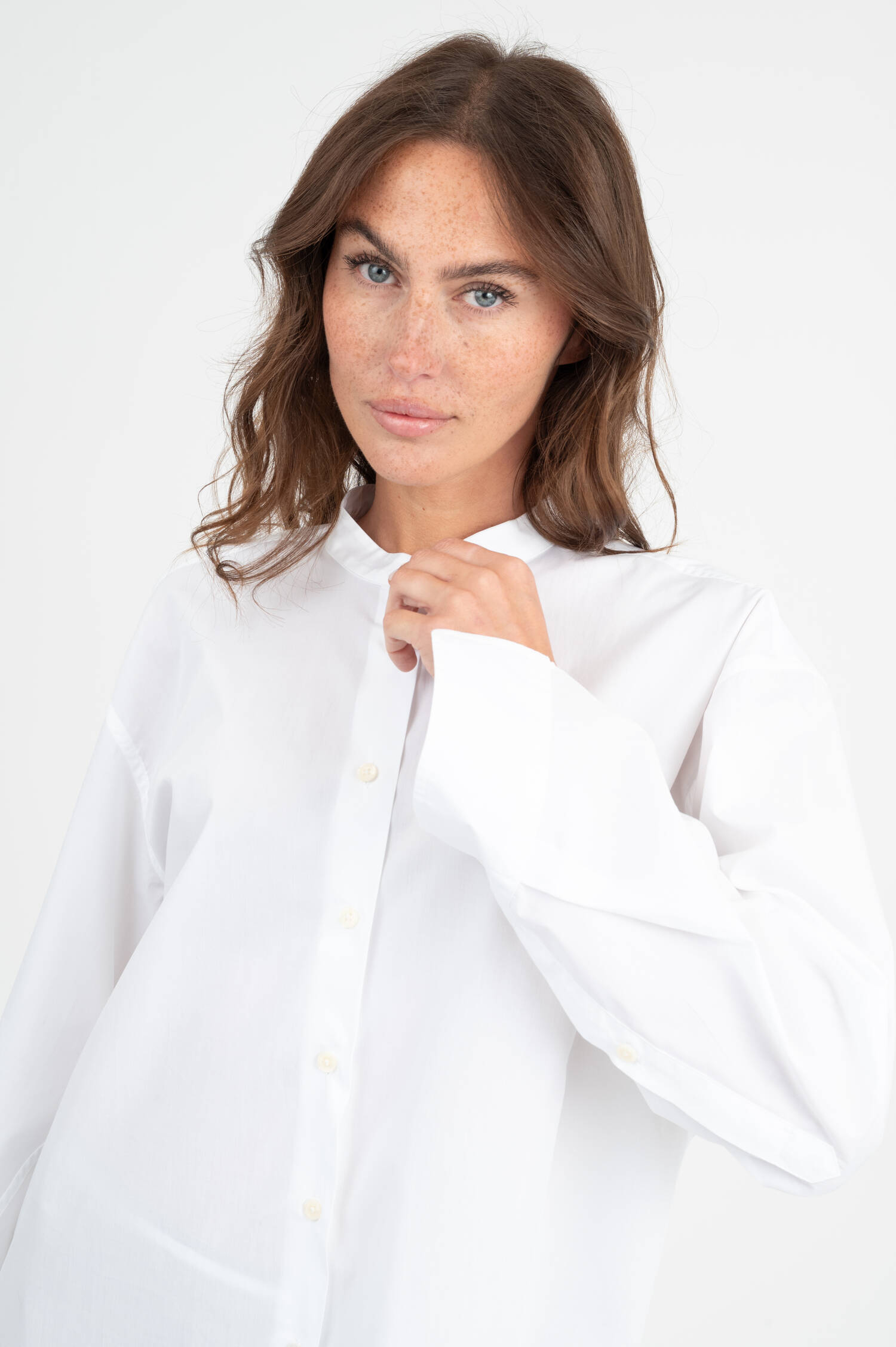 Oversize Bluse NEW YORK in Weiß