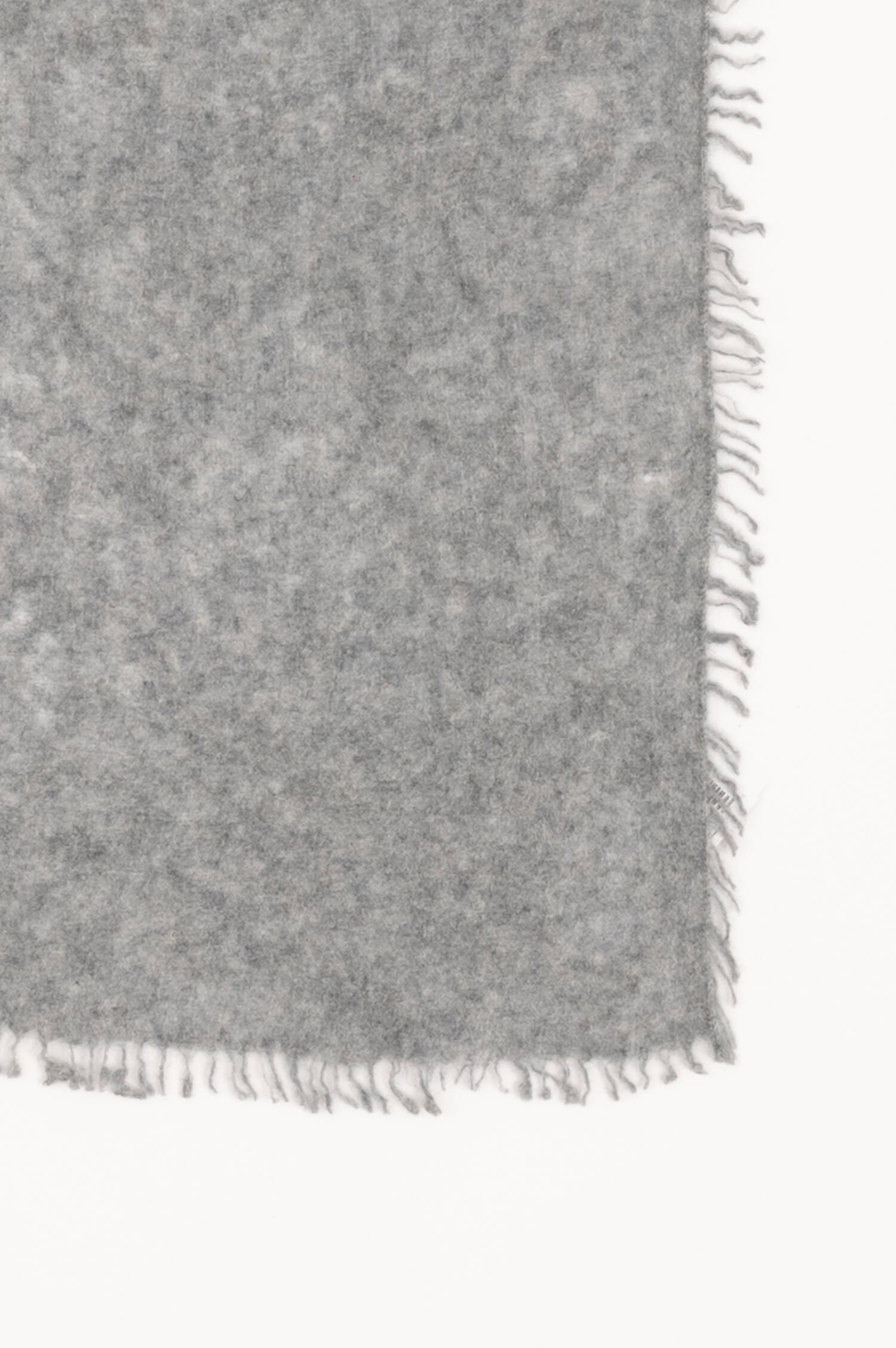 Doppelfädiger Cashmere Schal in Grau meliert Doppelfädiger Cashmere Schal in Grau meliert