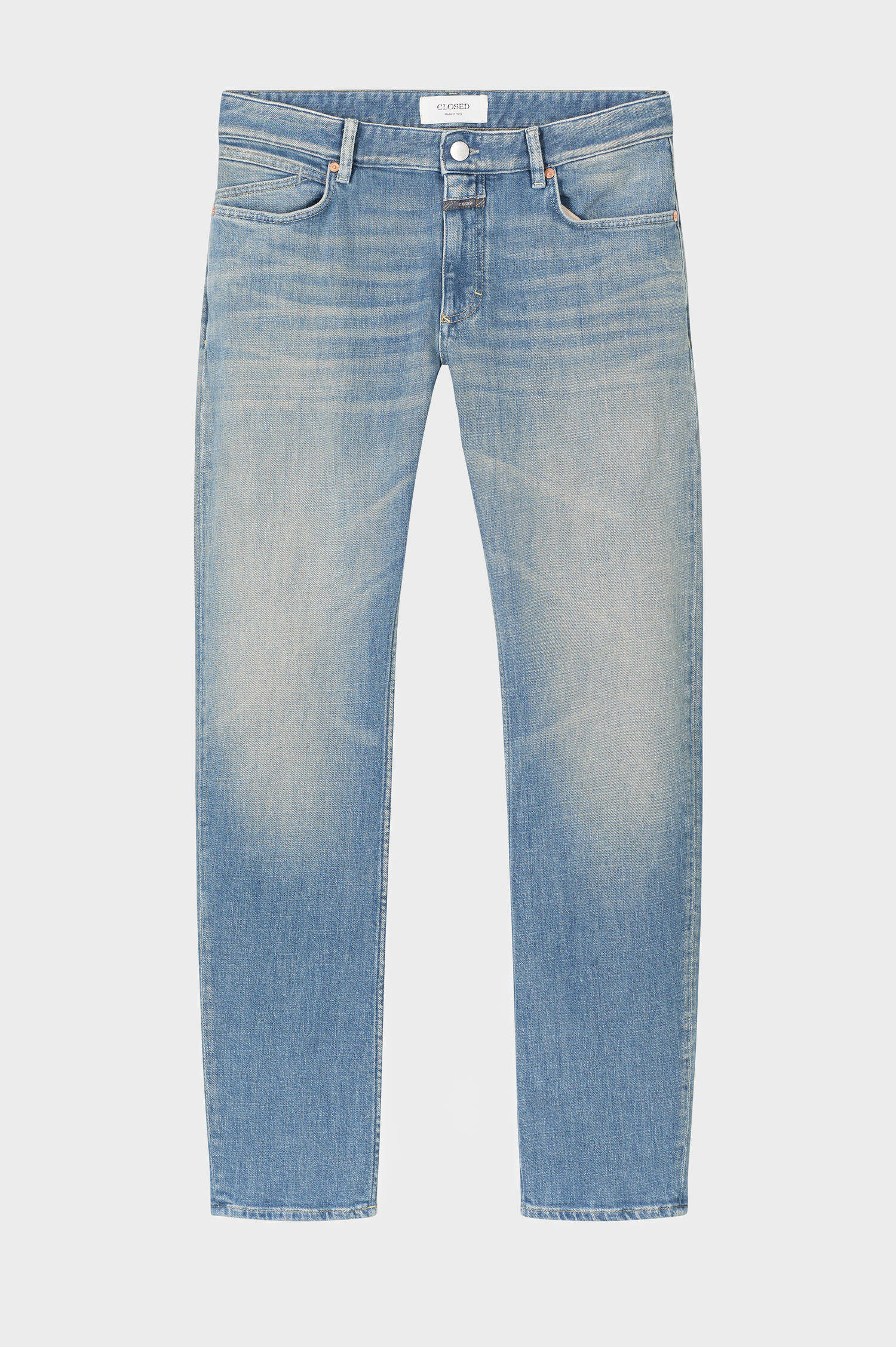 Slim Fit Jeans in Mittelblau