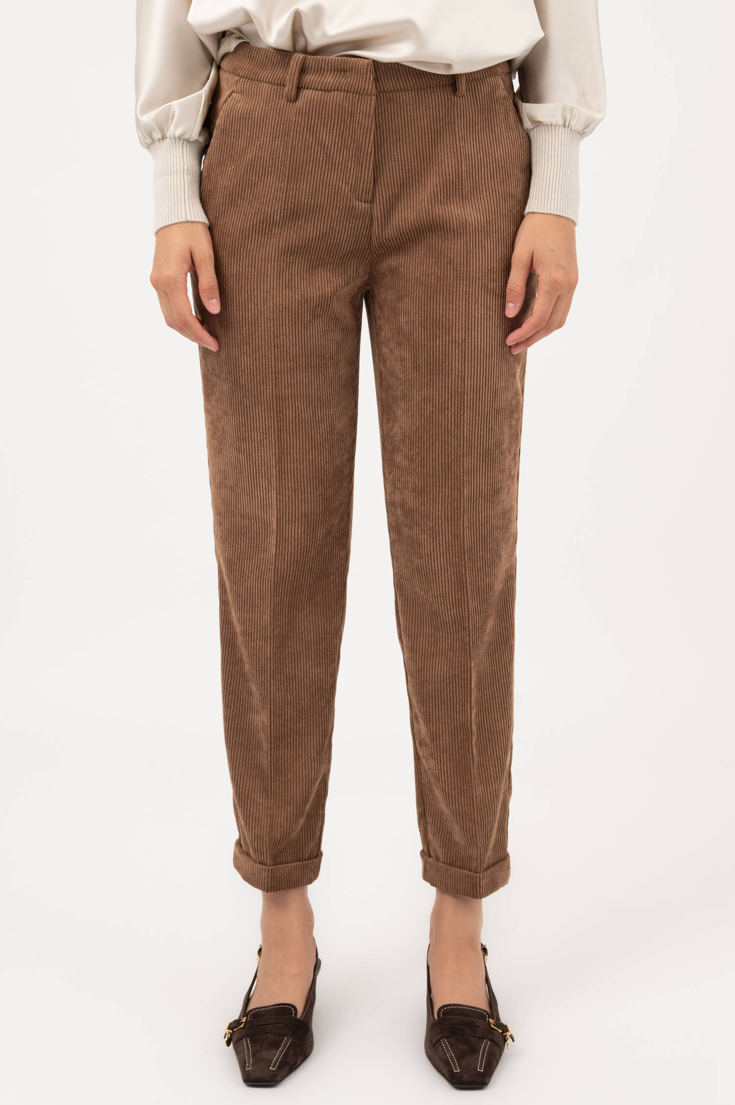 Cord-Hose KRYSTAL in Camel