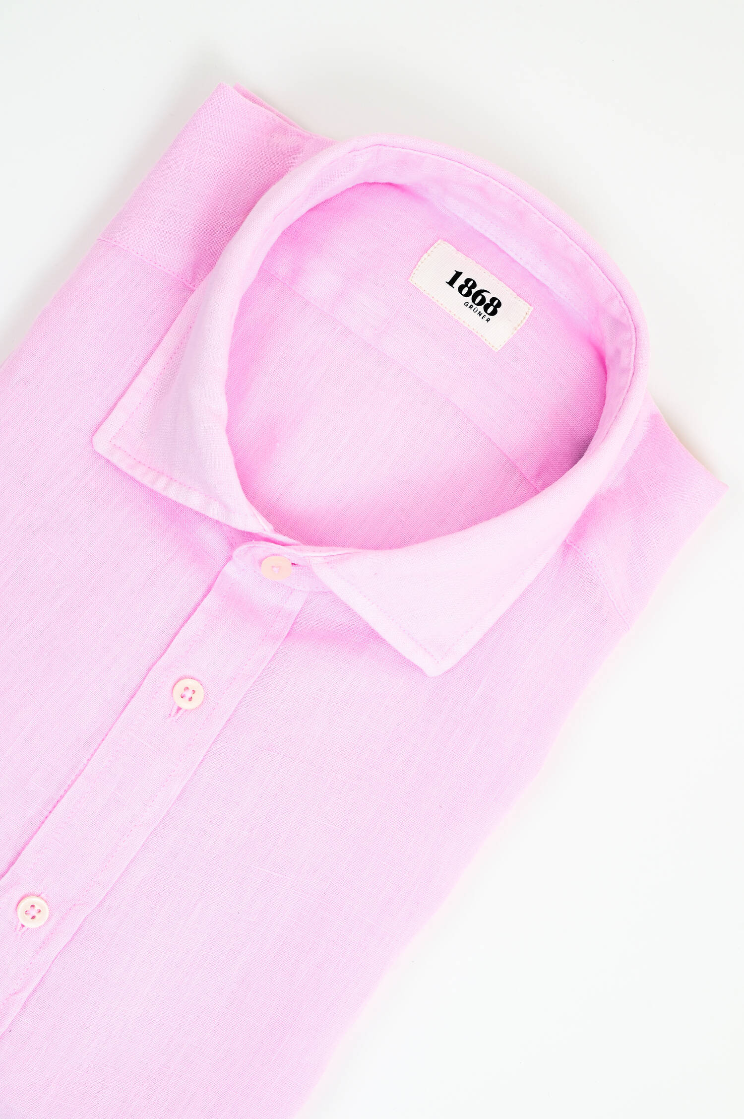 Leinenhemd in kräftigem Rosa Leinenhemd in kräftigem Rosa