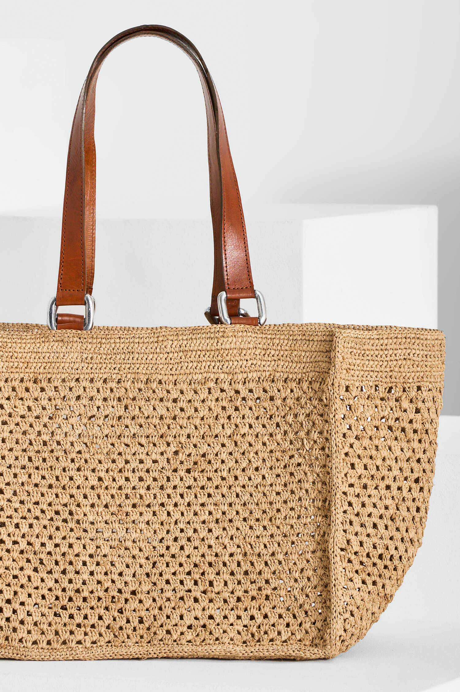 Henkeltasche IRINA in Natur