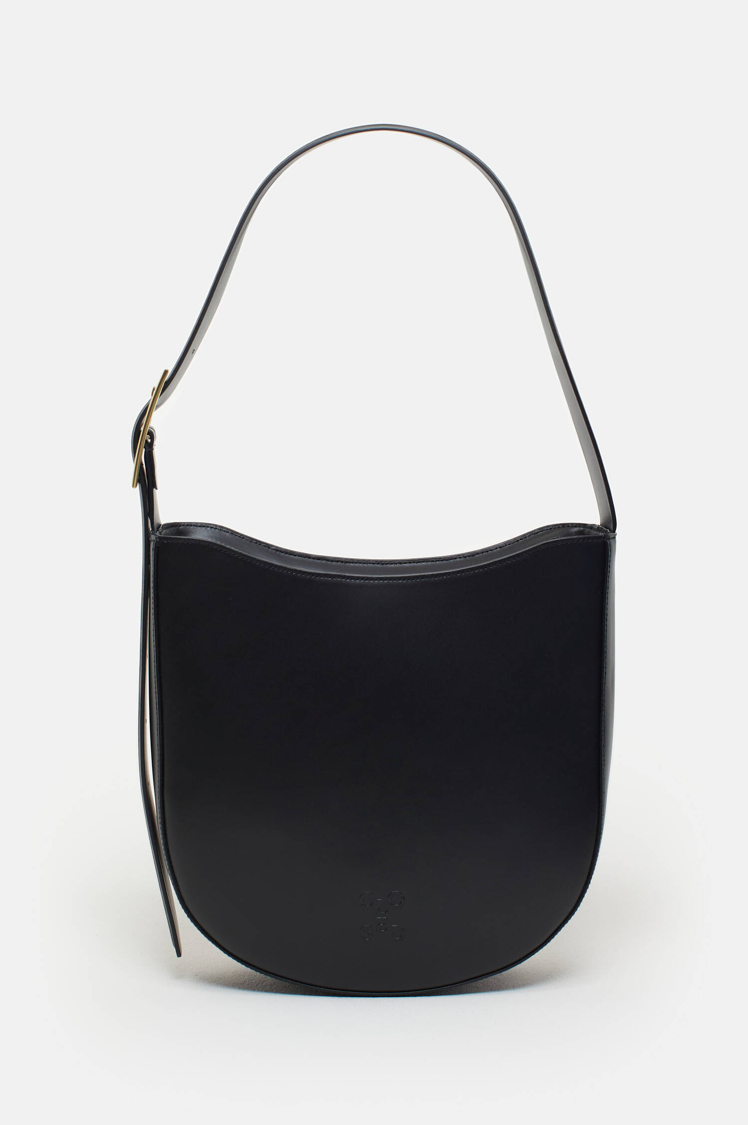 Tasche HALF ROUND in Schwarz