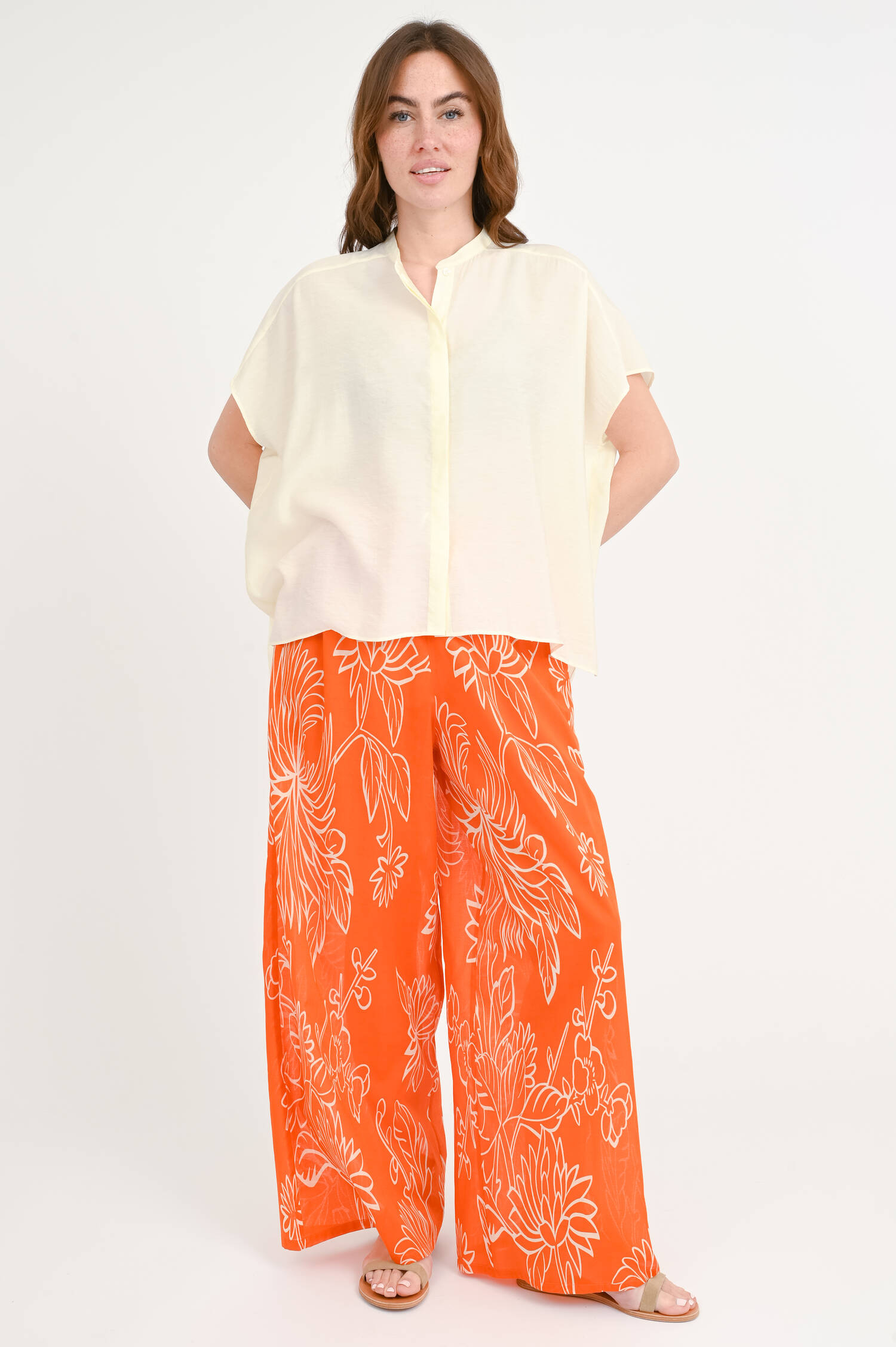 Bluse FLORA aus Tencel in Vanille Bluse FLORA aus Tencel in Vanille