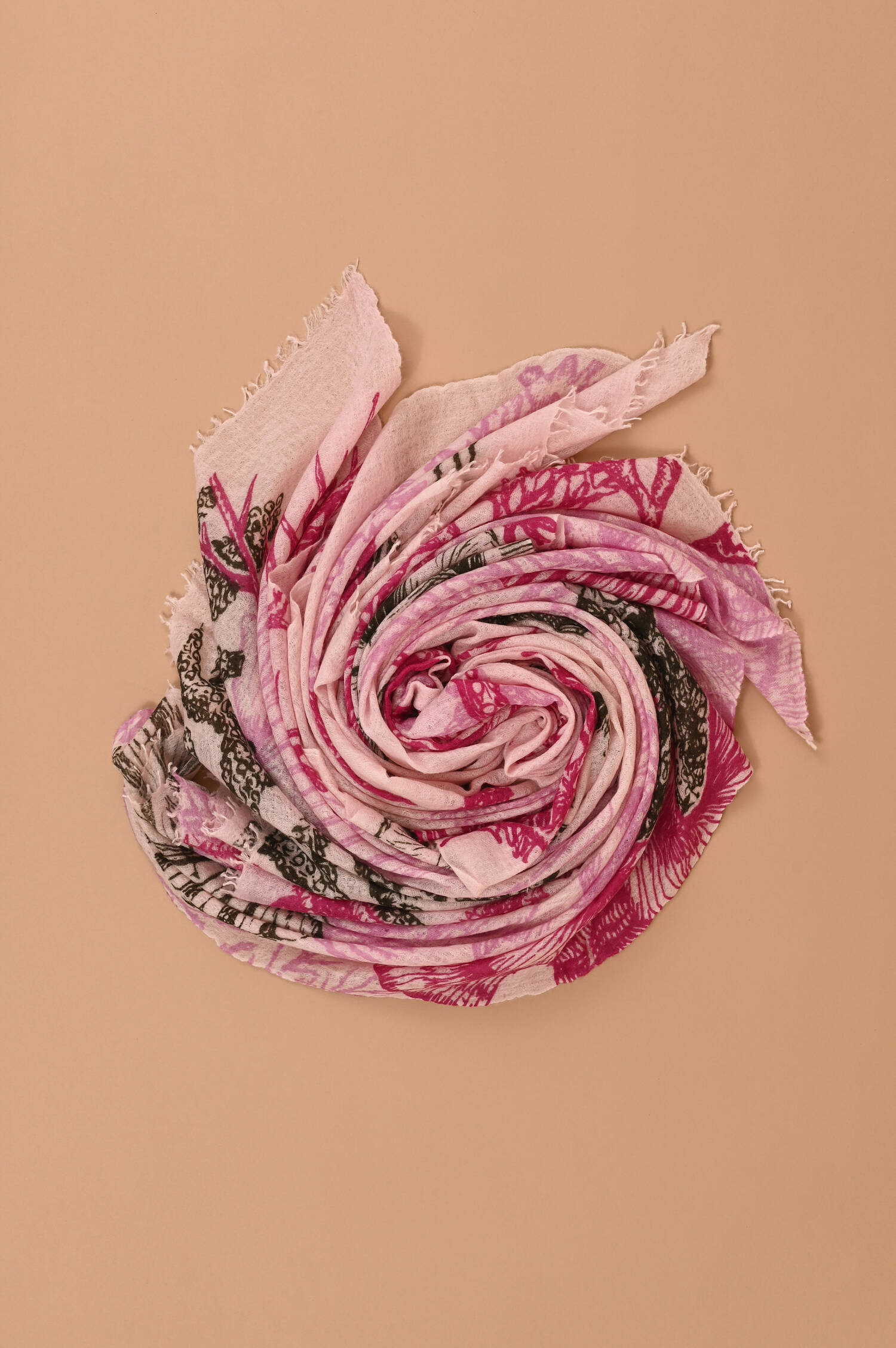 Cashmere Tuch FINE in Rosa