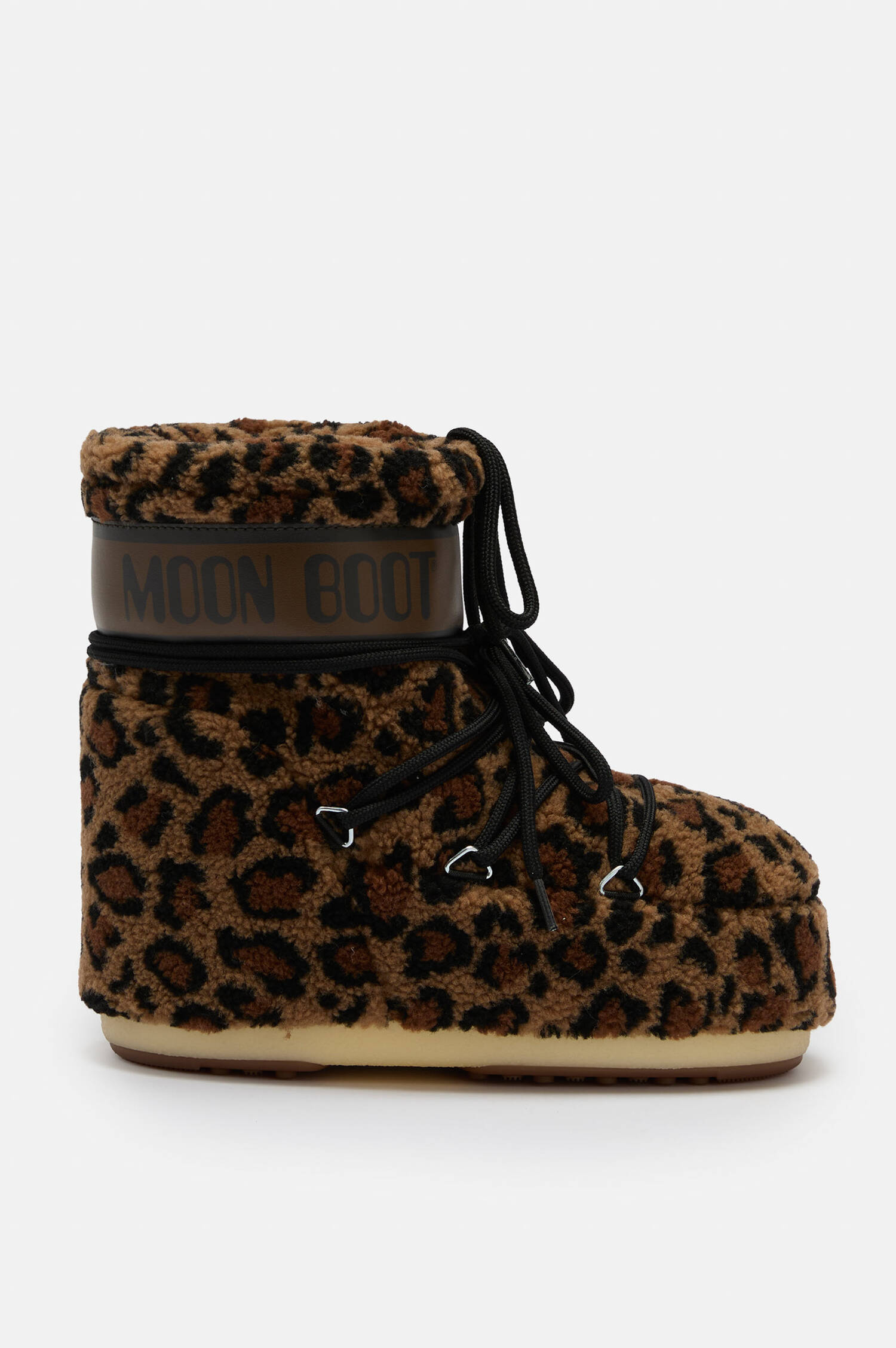 Fleece-Stiefel ICON LOW in Leopardenbraun Fleece-Stiefel ICON LOW in Leopardenbraun