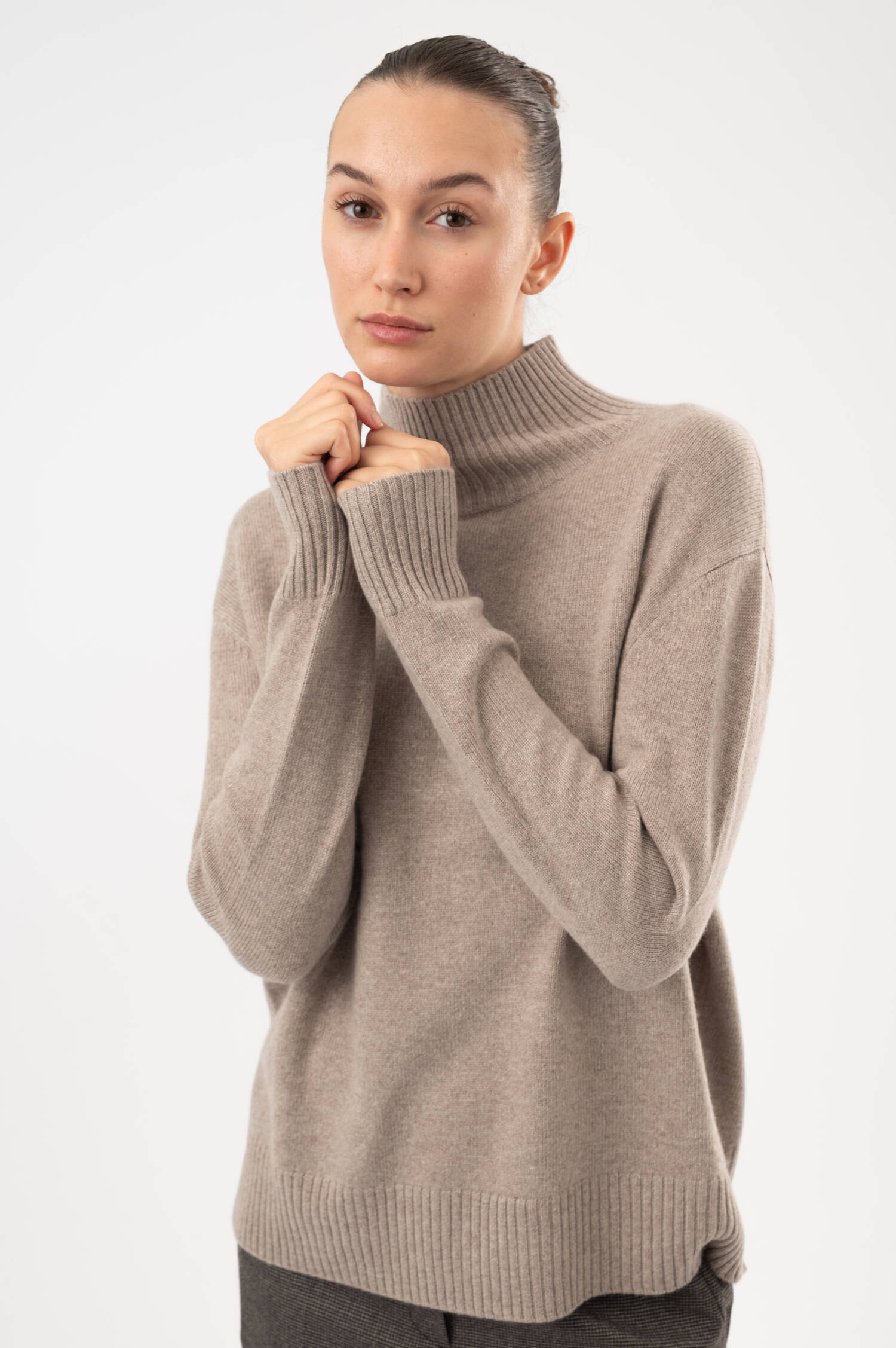 Chashmere-Pullover in beige Chashmere-Pullover in beige