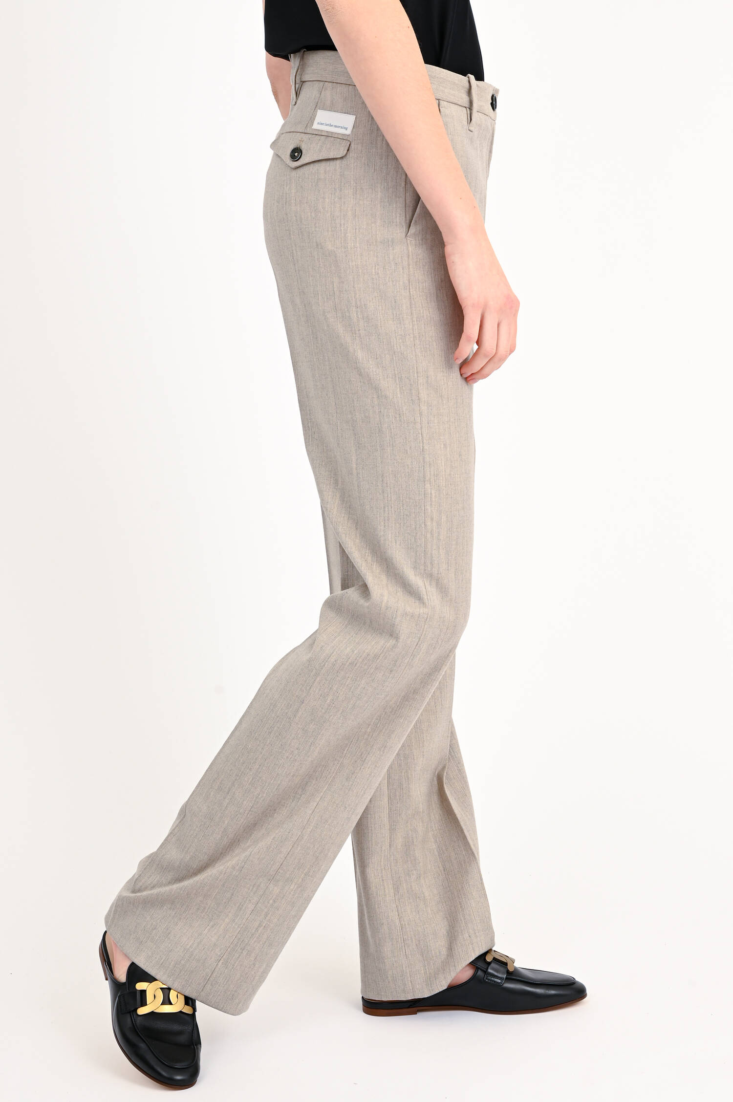Straight Leg Hose DEEP in Beige meliert Straight Leg Hose DEEP in Beige meliert