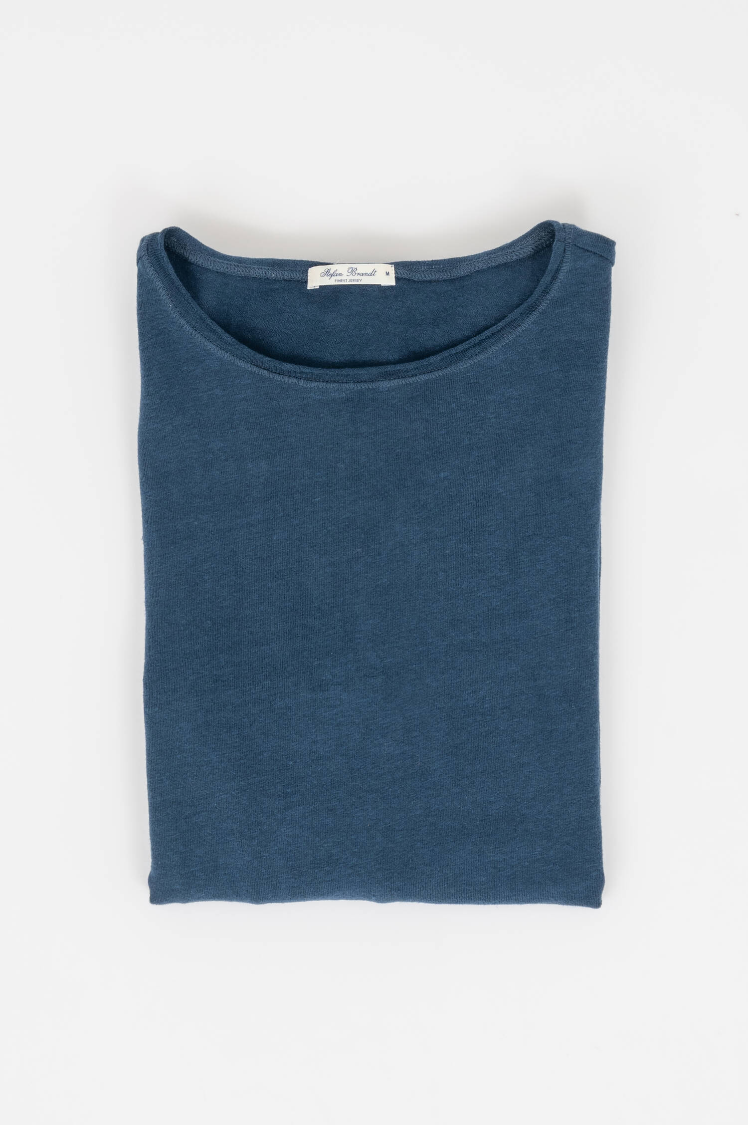 Leinen Langarmshirt LEONARD in Dunkelblau