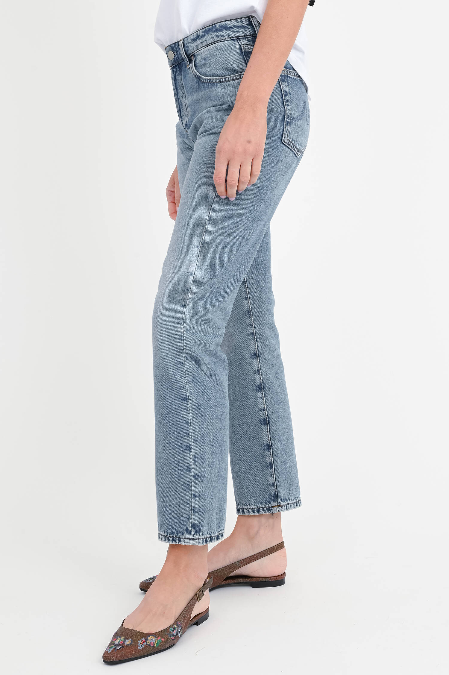 Mom Jeans GHIBELLINA in Medium Blue