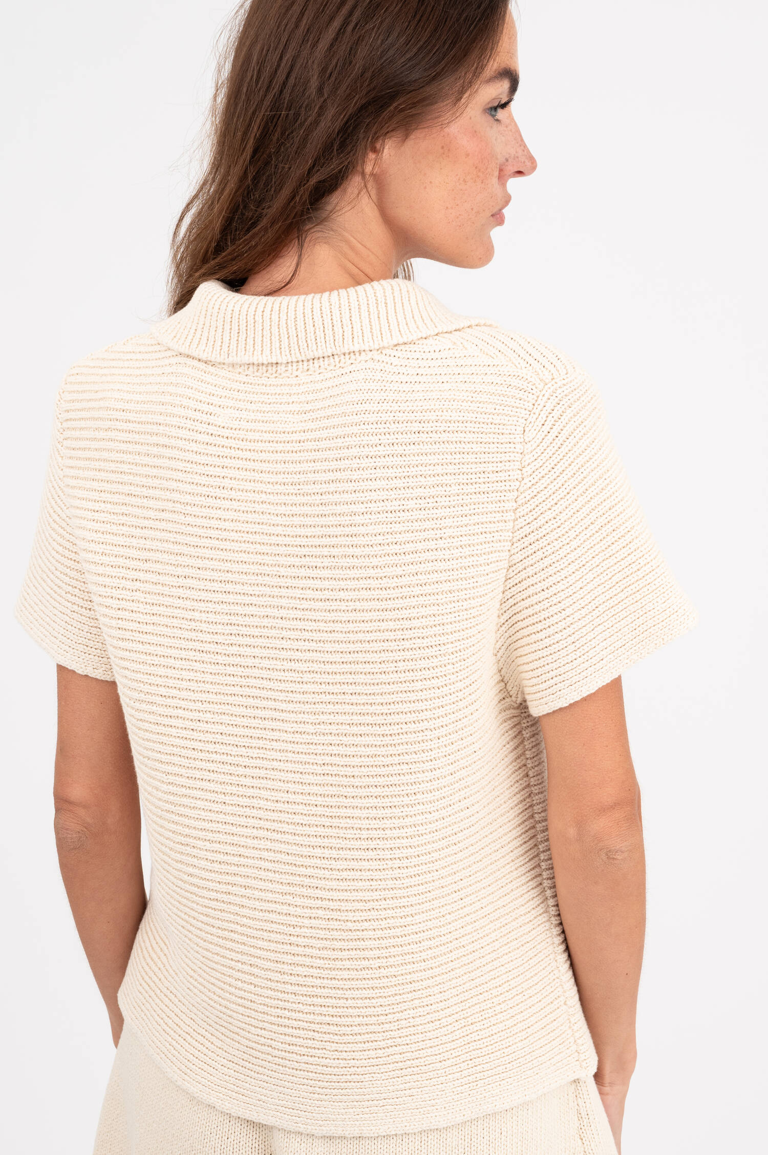 Strickweste HERMINE in Creme