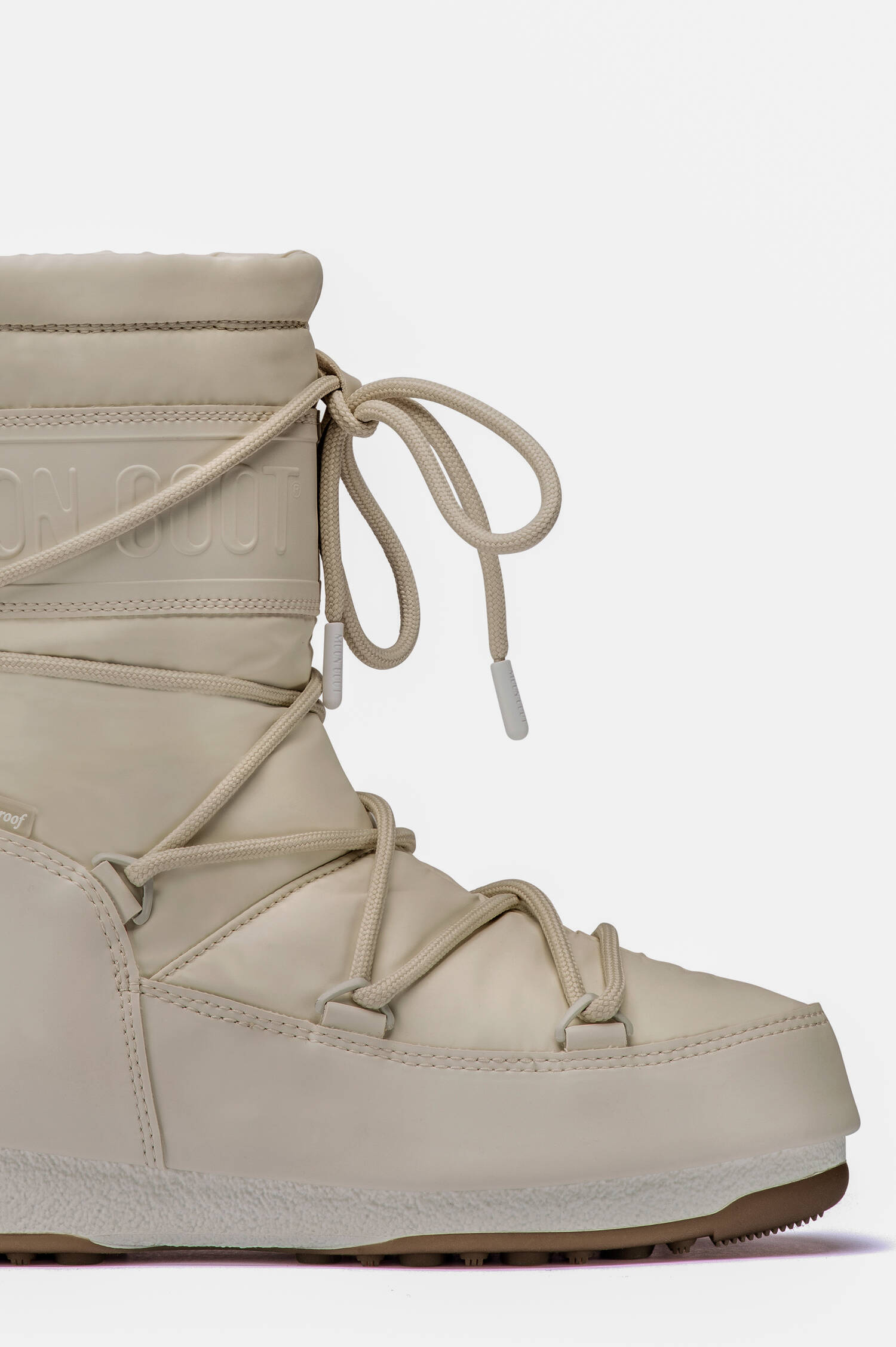Winterboot MID RUBBER in Creme