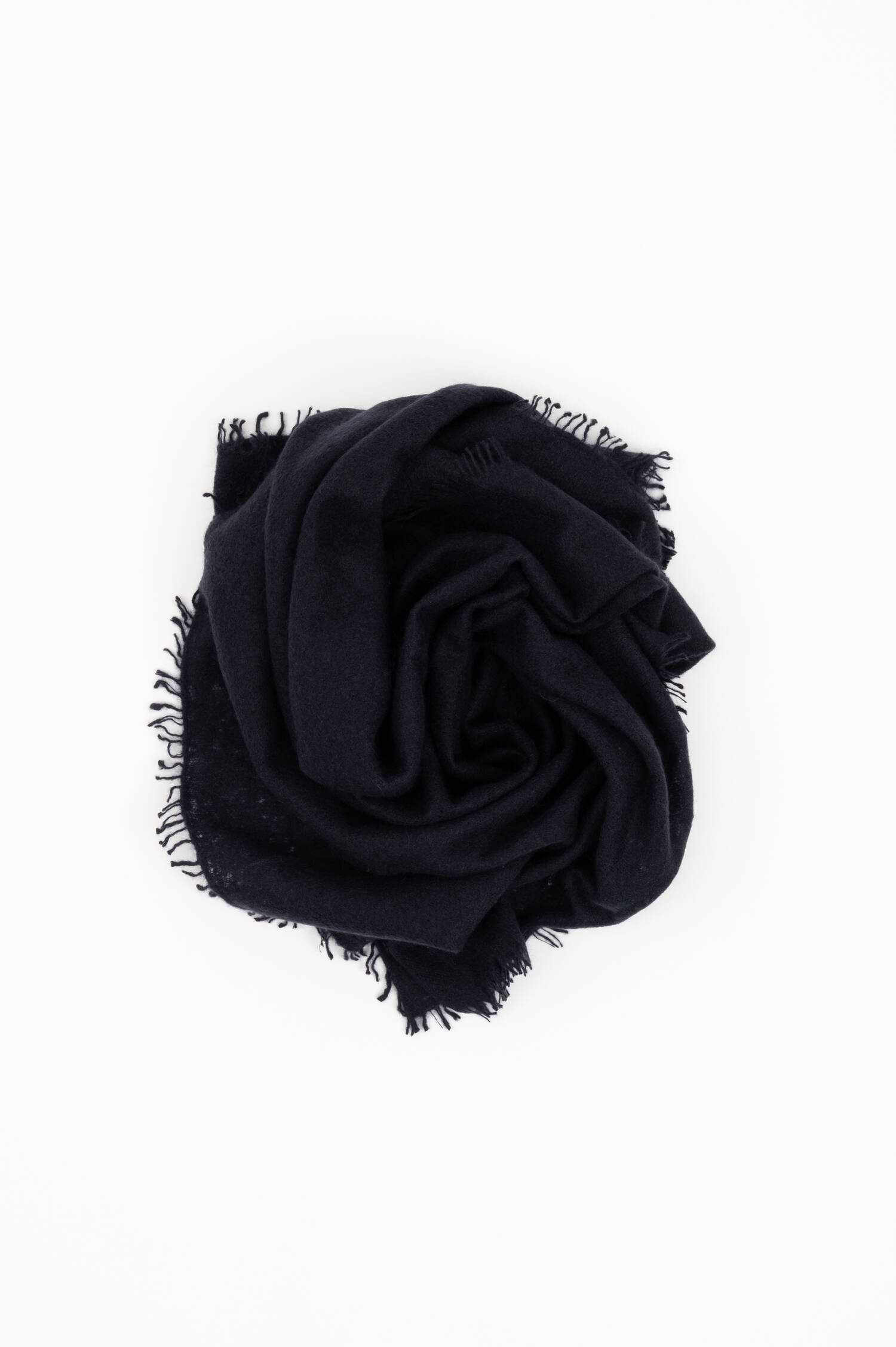 Doppelfädiger Cashmere Schal in Navy Doppelfädiger Cashmere Schal in Navy