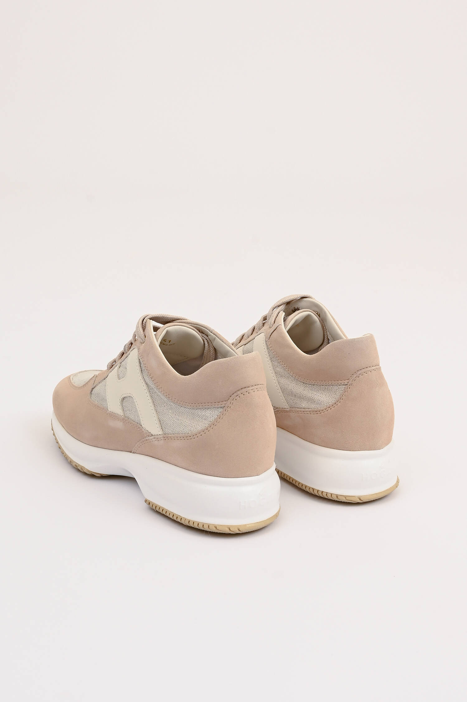 Sneaker INTERACTIVE PELLE in Rose/Beige