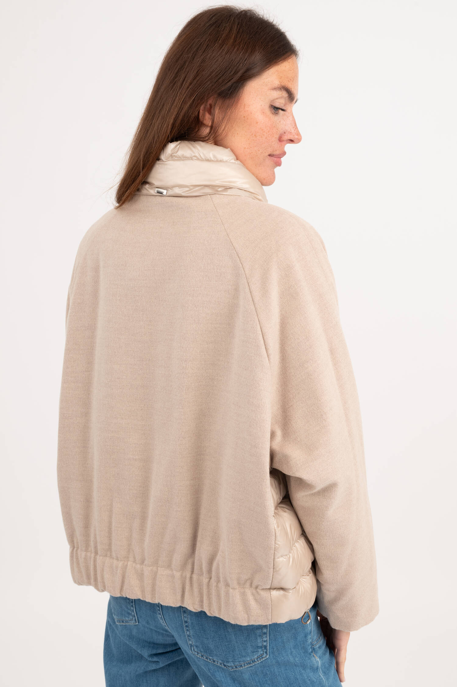 Hybridjacke in Beige Hybridjacke in Beige