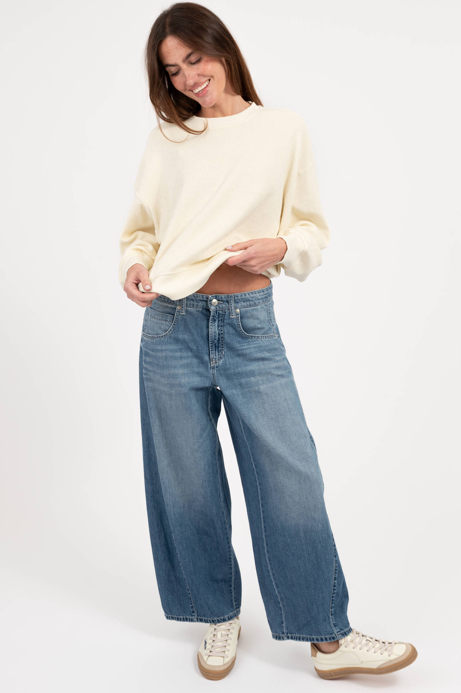 O-Shape Jeans ORLA in Mittelblau