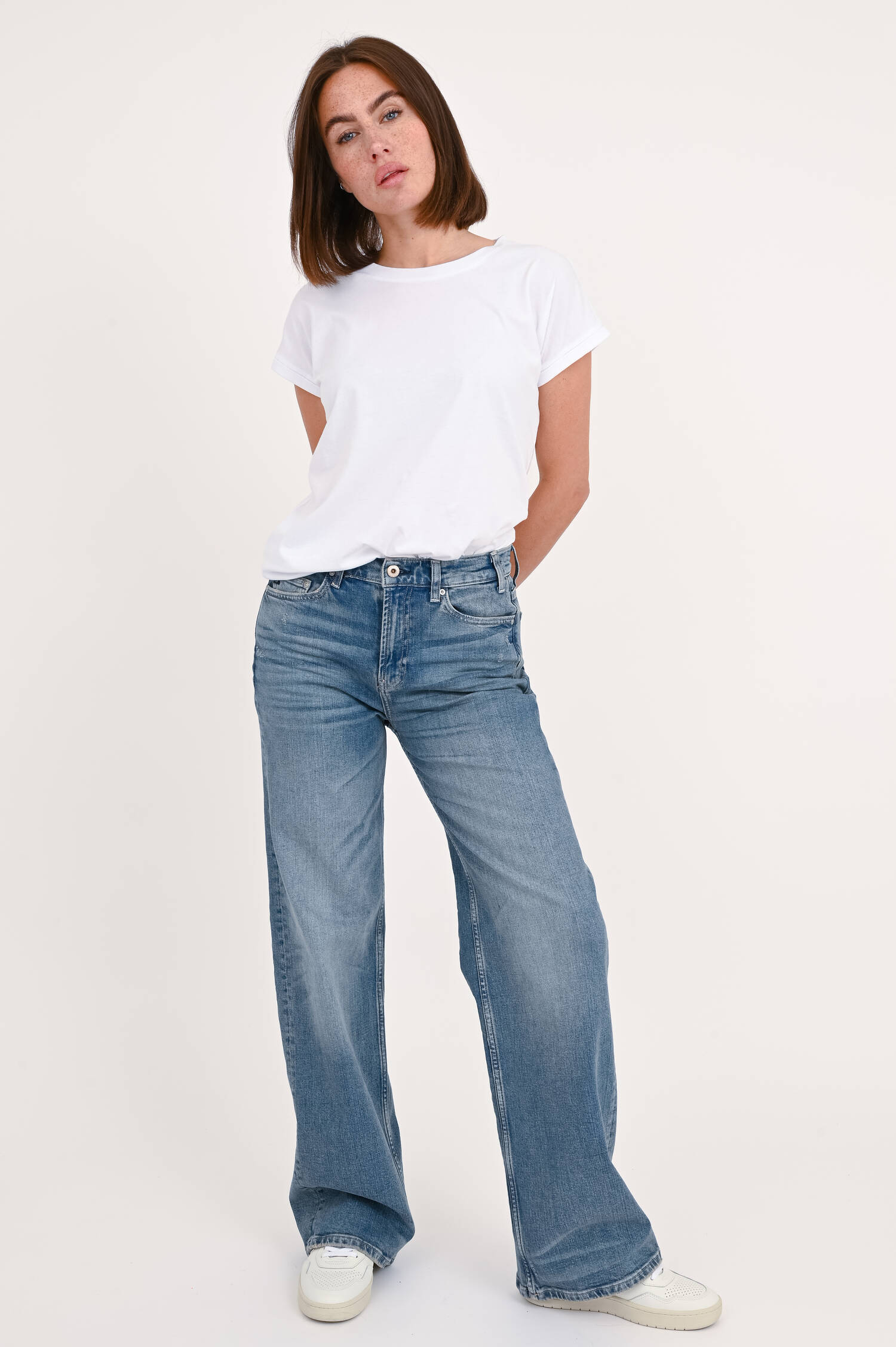 Jeans NEW BAGGY WIDE in Mittelblau