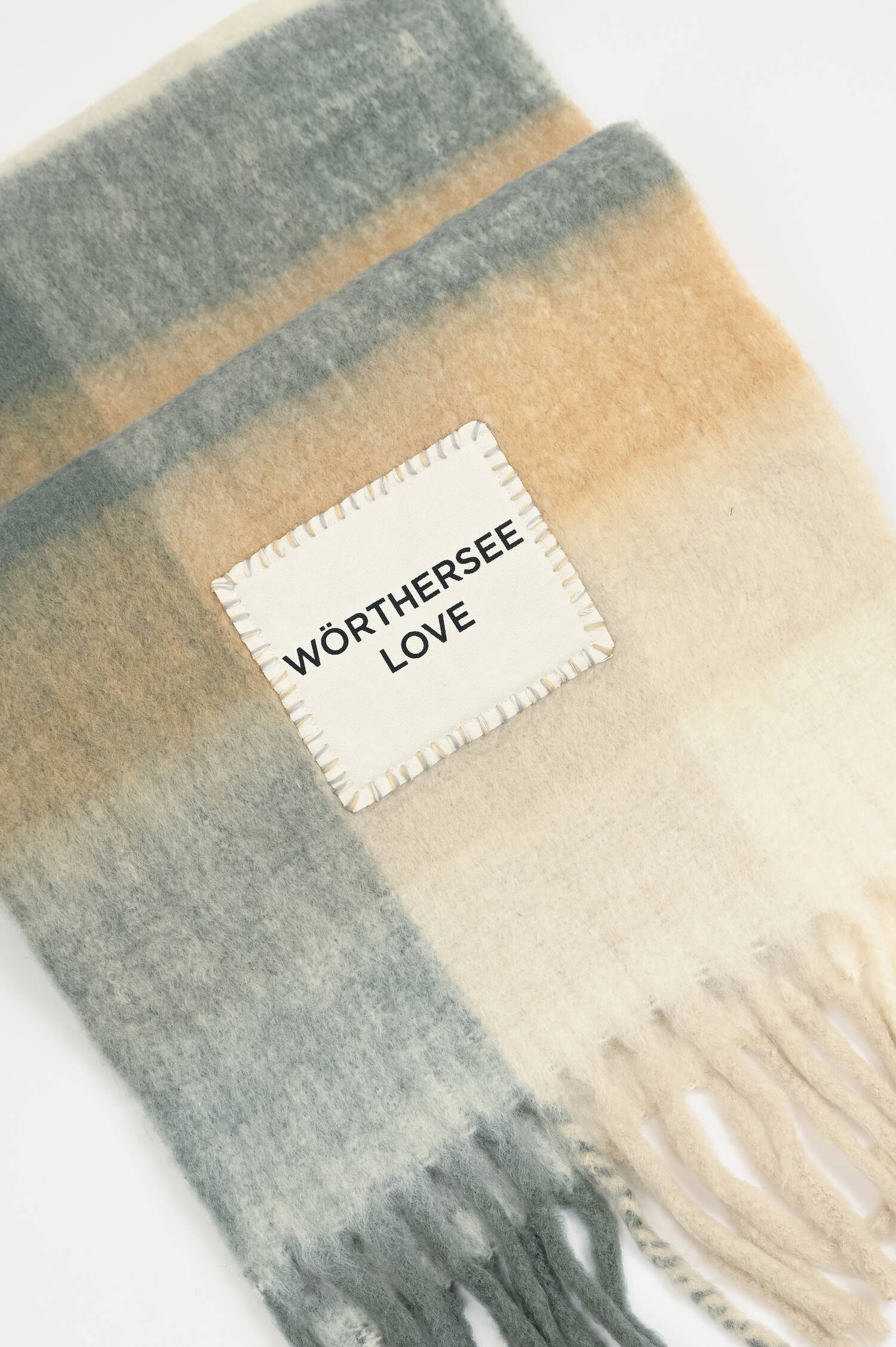 Schal WÖRTHERSEE LOVE in Beige/Grau