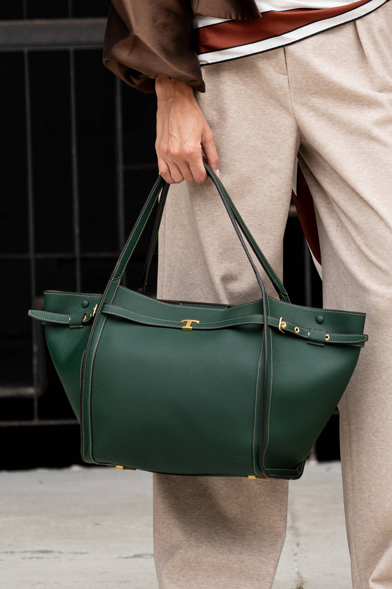 Shopping-Bag TIM MEDIUM in Grün