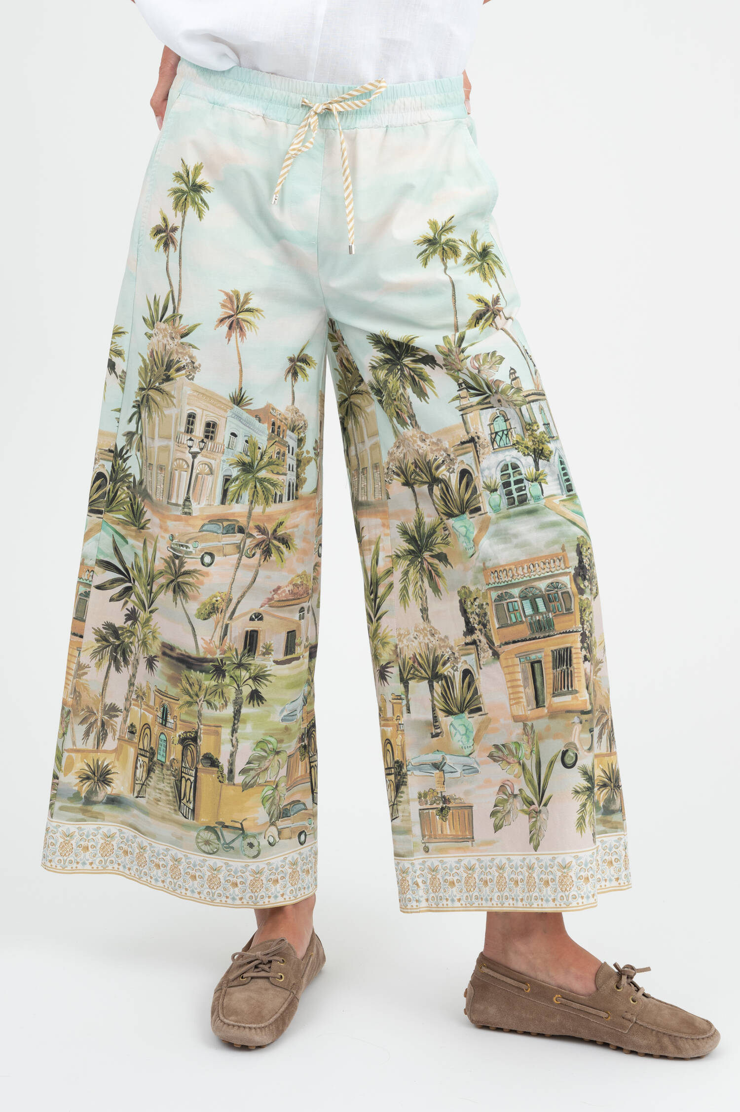 Culotte CANDICE mit Print in Multicolor Culotte CANDICE mit Print in Multicolor