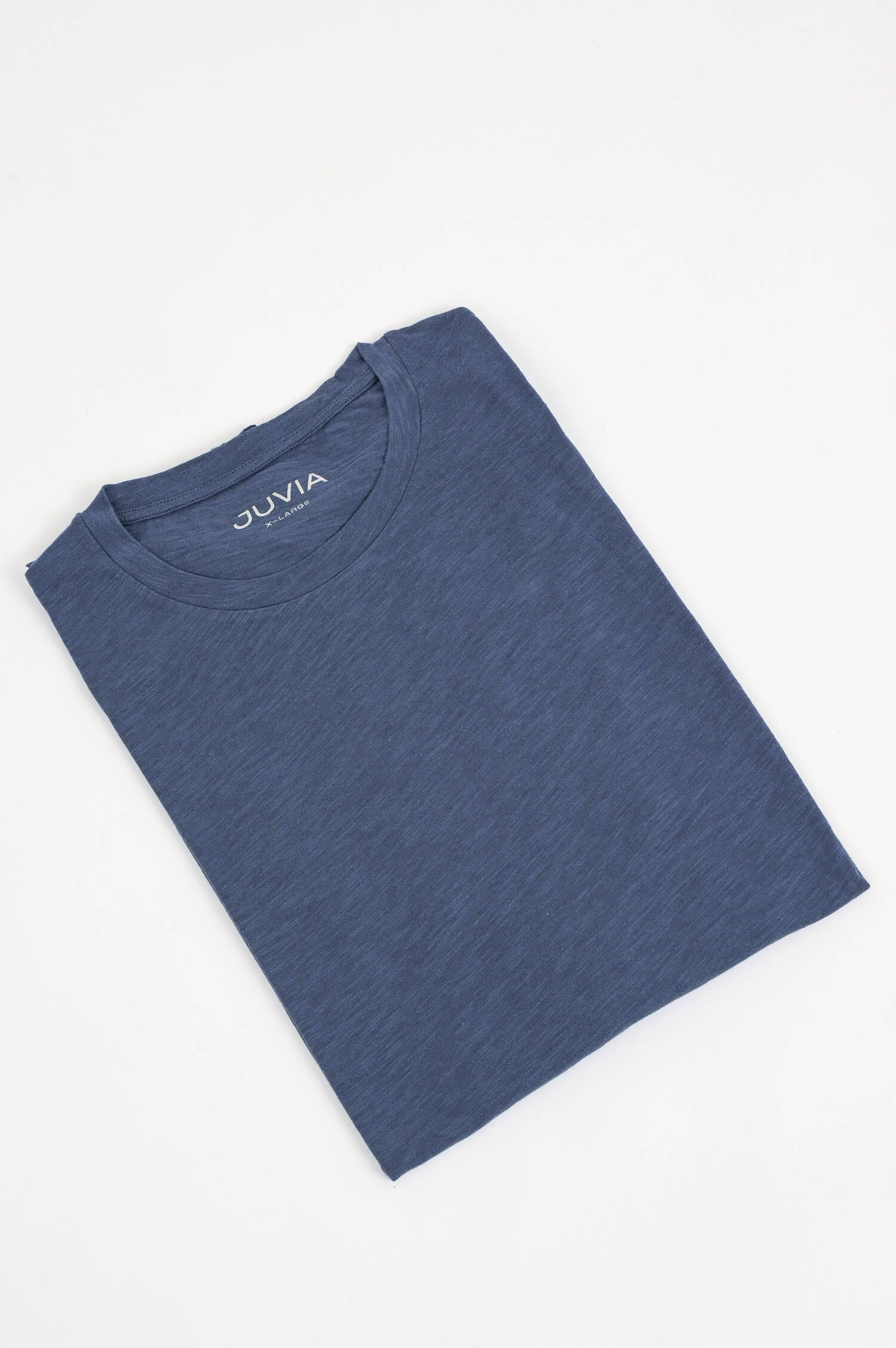 Langarm-Shirt in Washed Navy