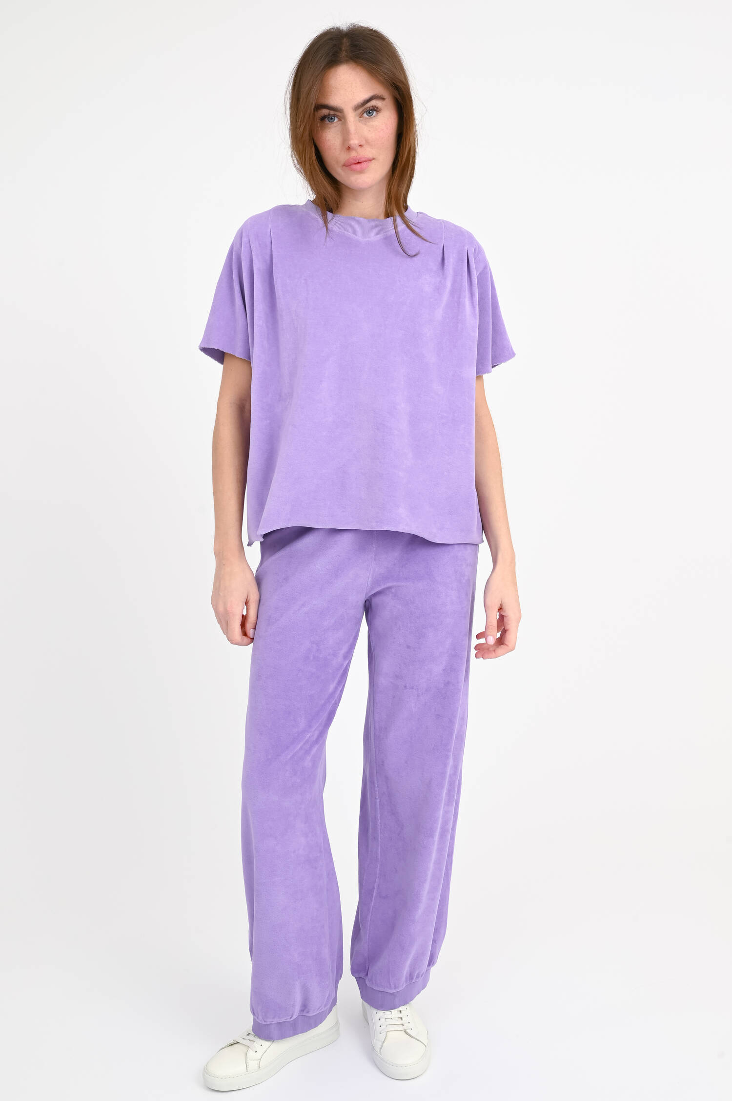 Shirt MELVILLE aus Frottee in Lavendel