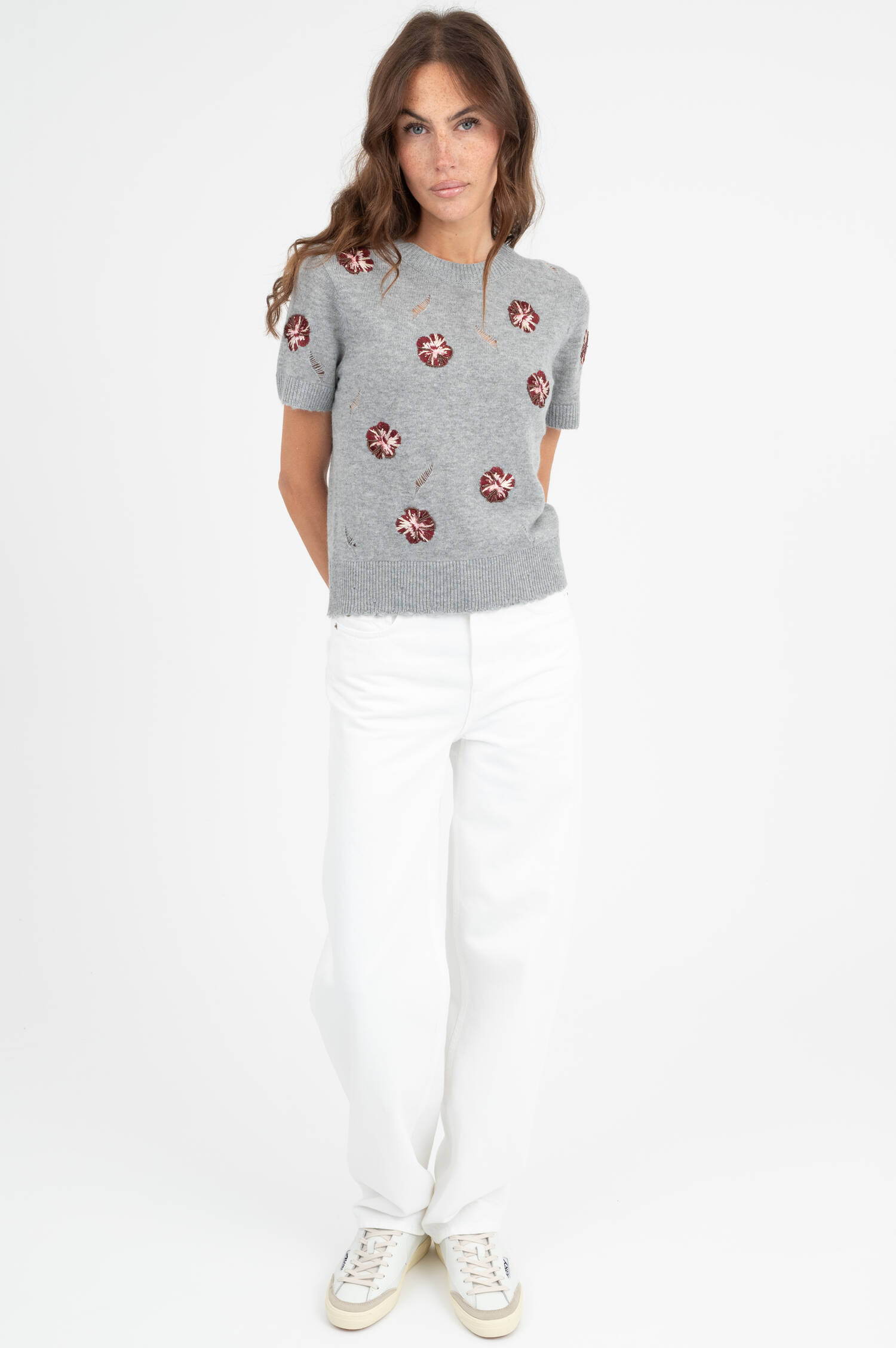 Cashmere Pullover in Grau Cashmere Pullover in Grau