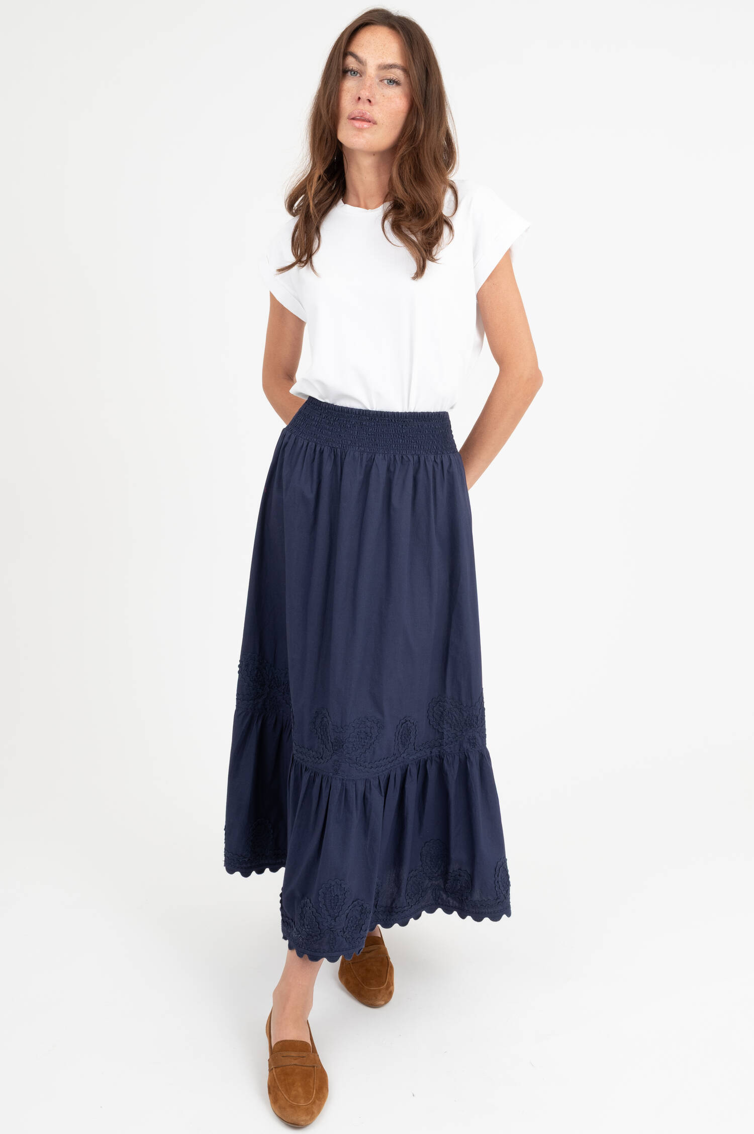 Midi-Rock in Navyblue Midi-Rock in Navyblue