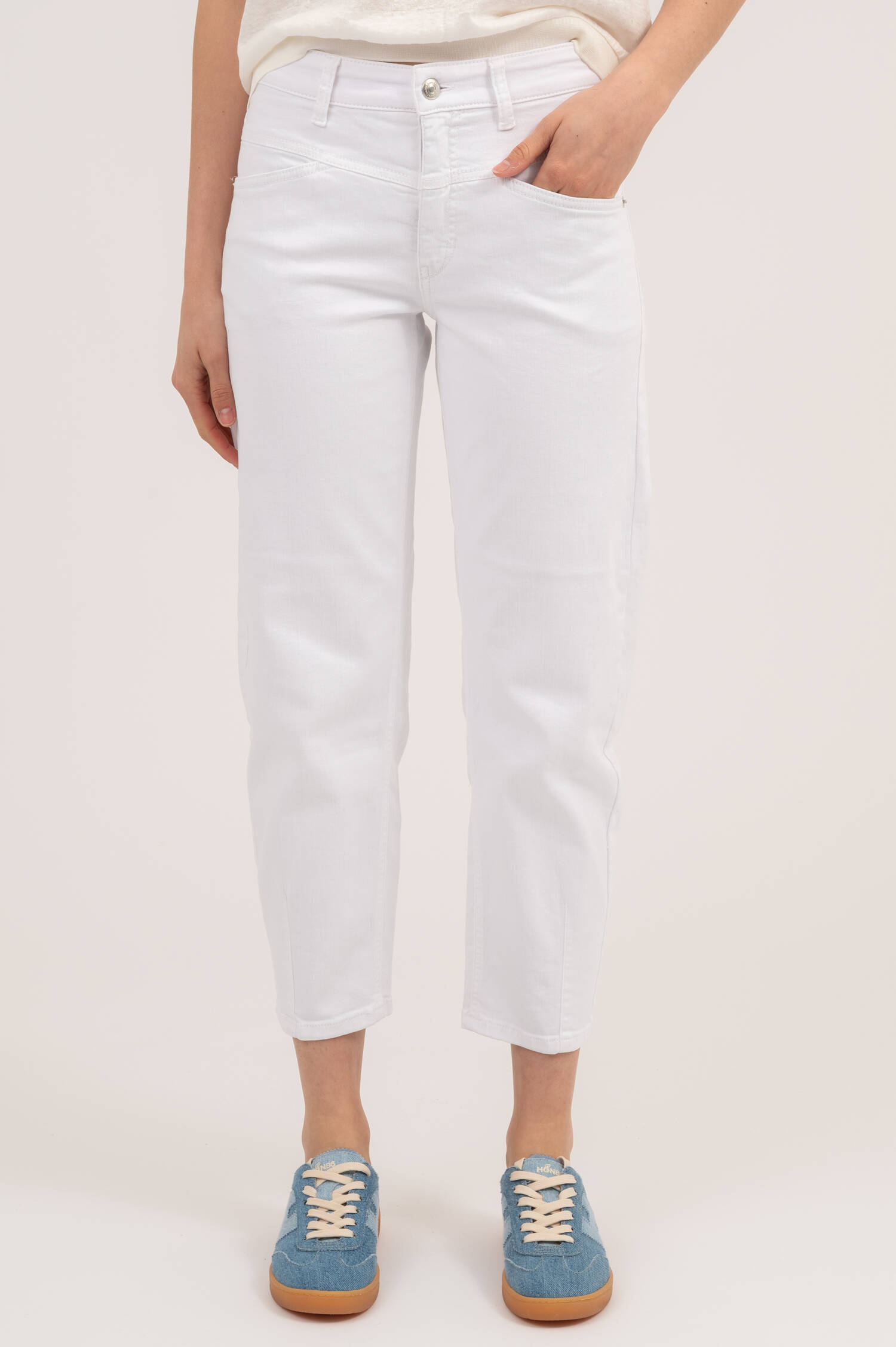 Loose Fit Jeans ELIN in Weiß Loose Fit Jeans ELIN in Weiß