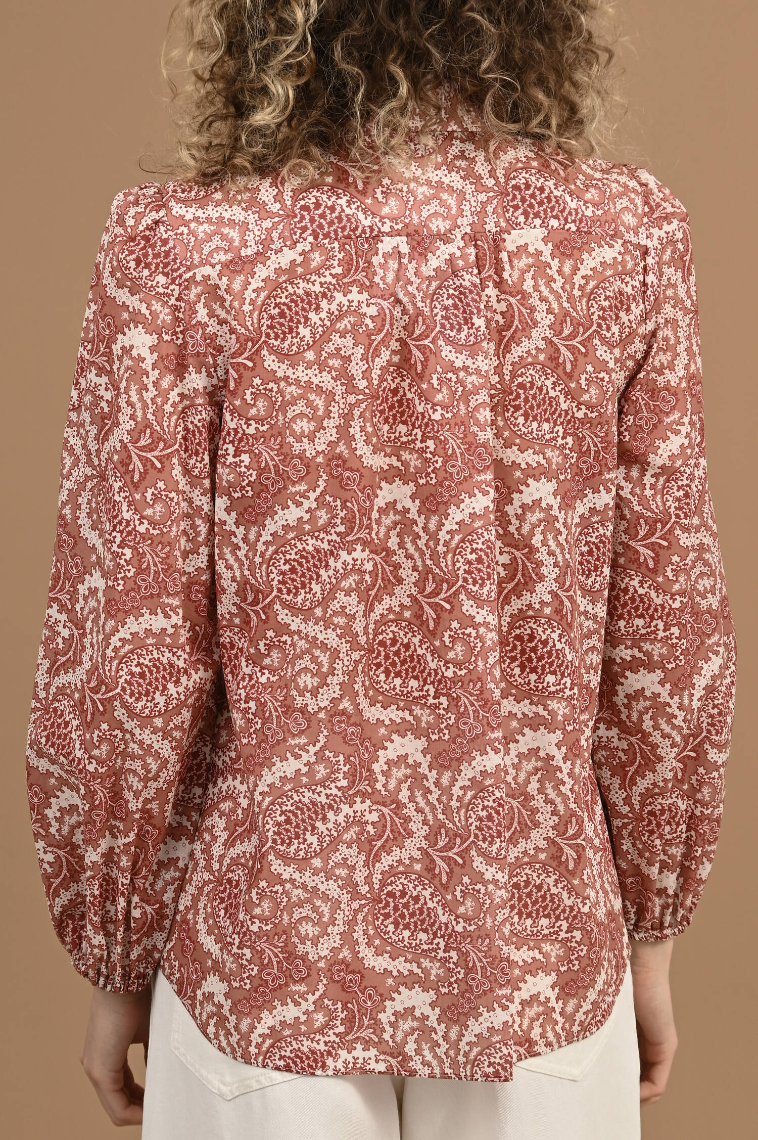 Bluse PERIODI in Kirschrot