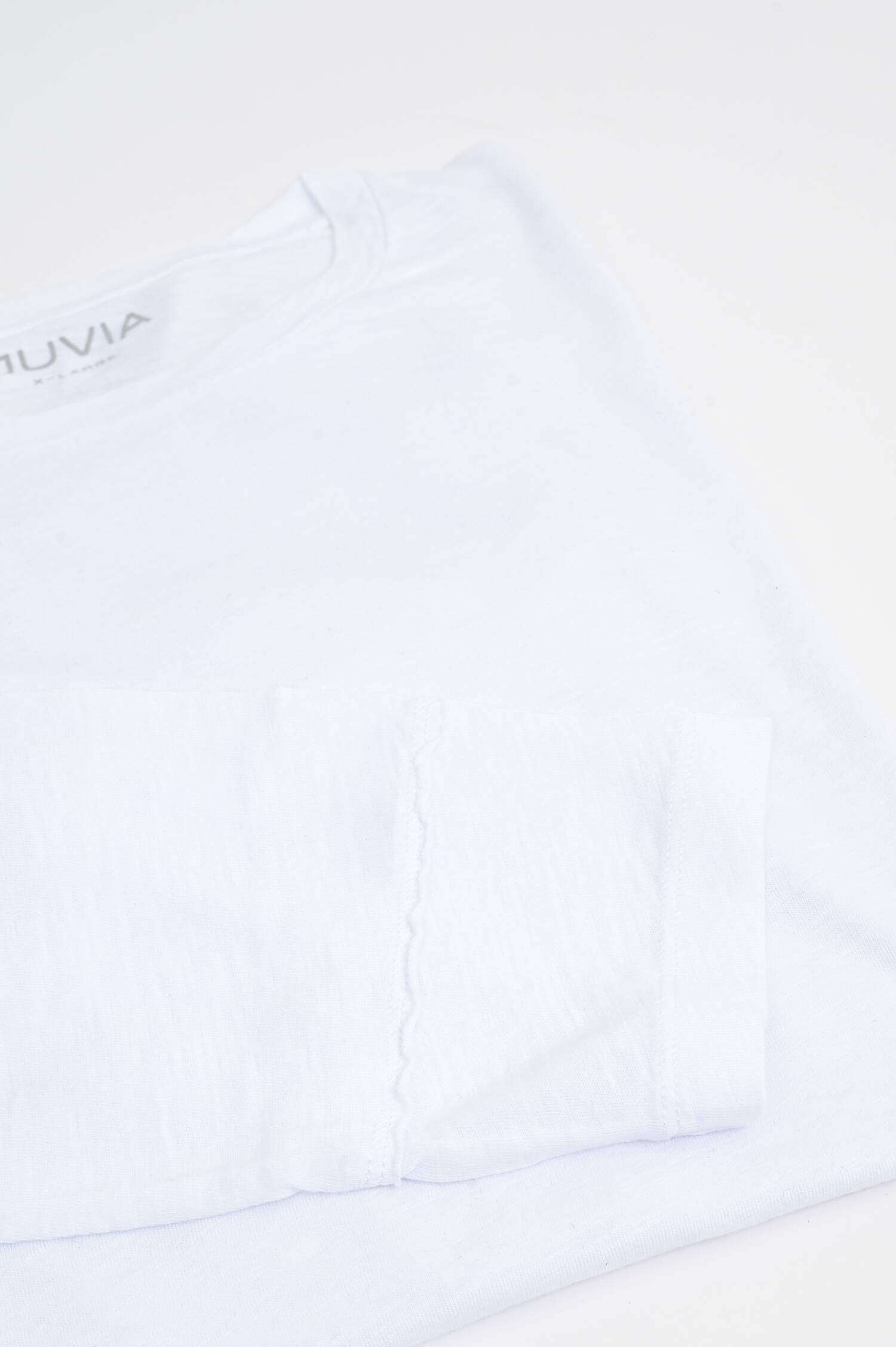 Langarm-Shirt in Weiß