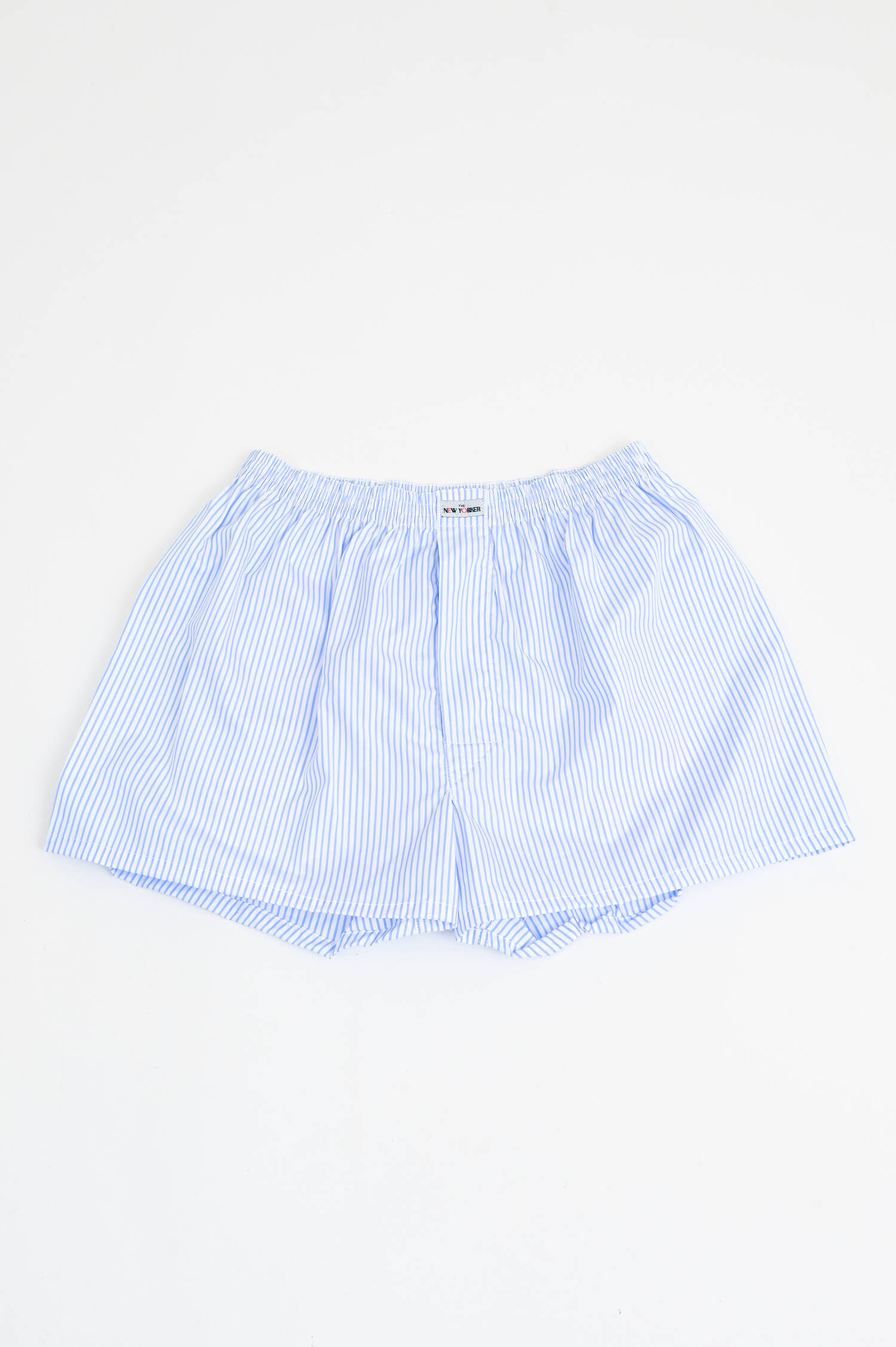 Boxershorts in Hellblau/Weiß gestreift