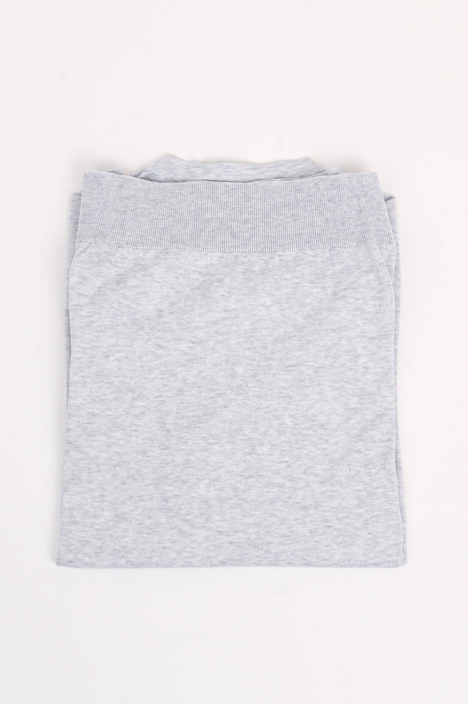 Feinstrick-Pullover in Hellgrau