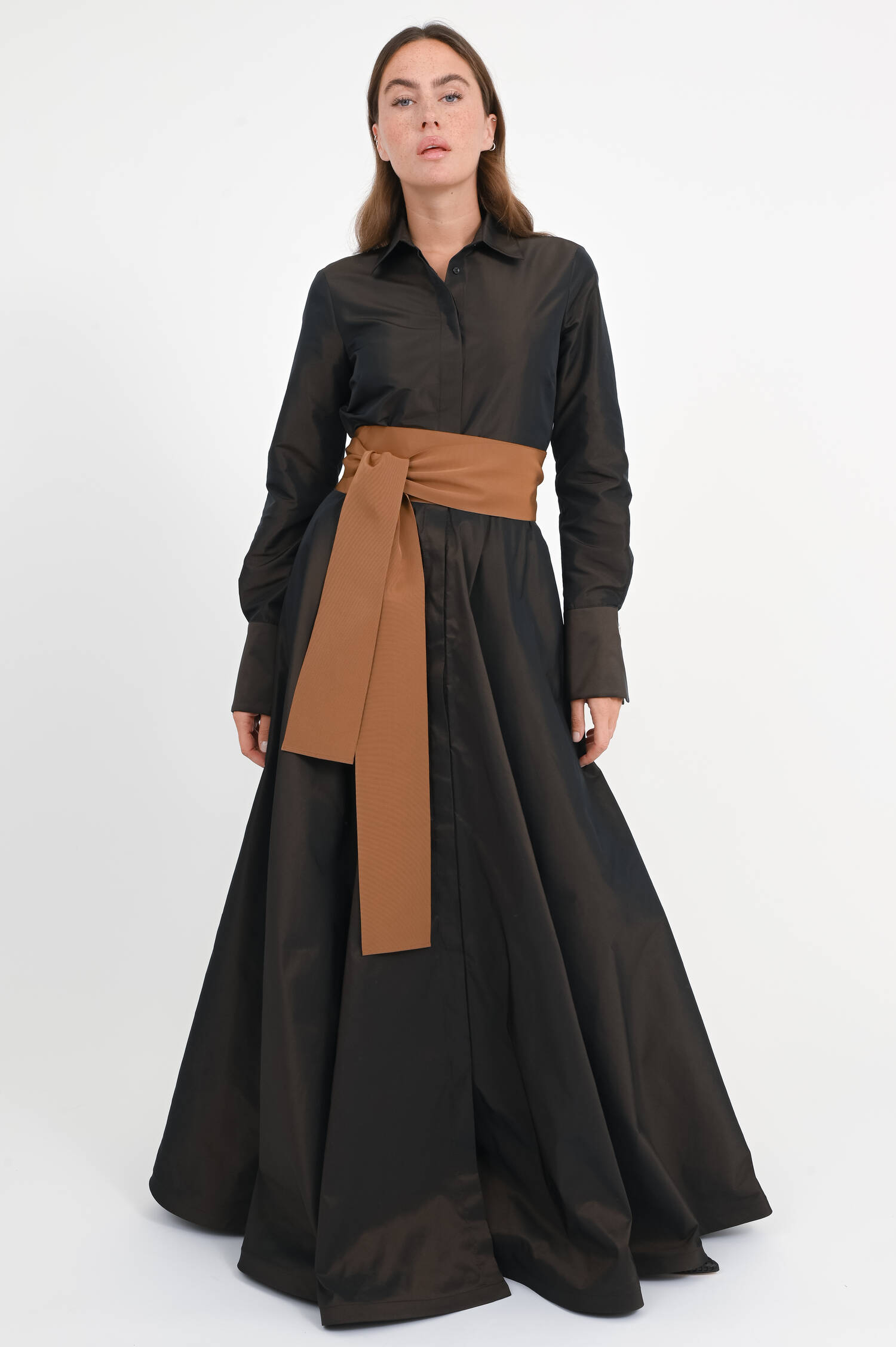 Kleid MARIA SOLE in Dunkelbraun