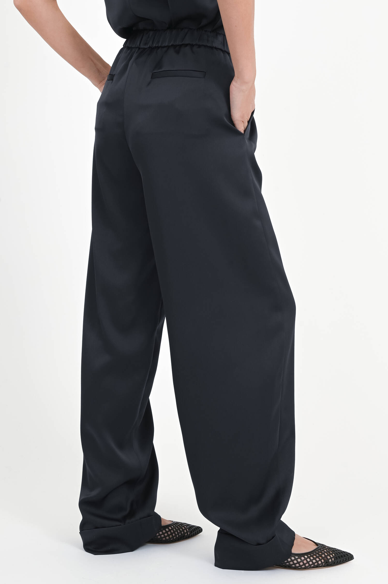 Hose mit Stulpe in Notte