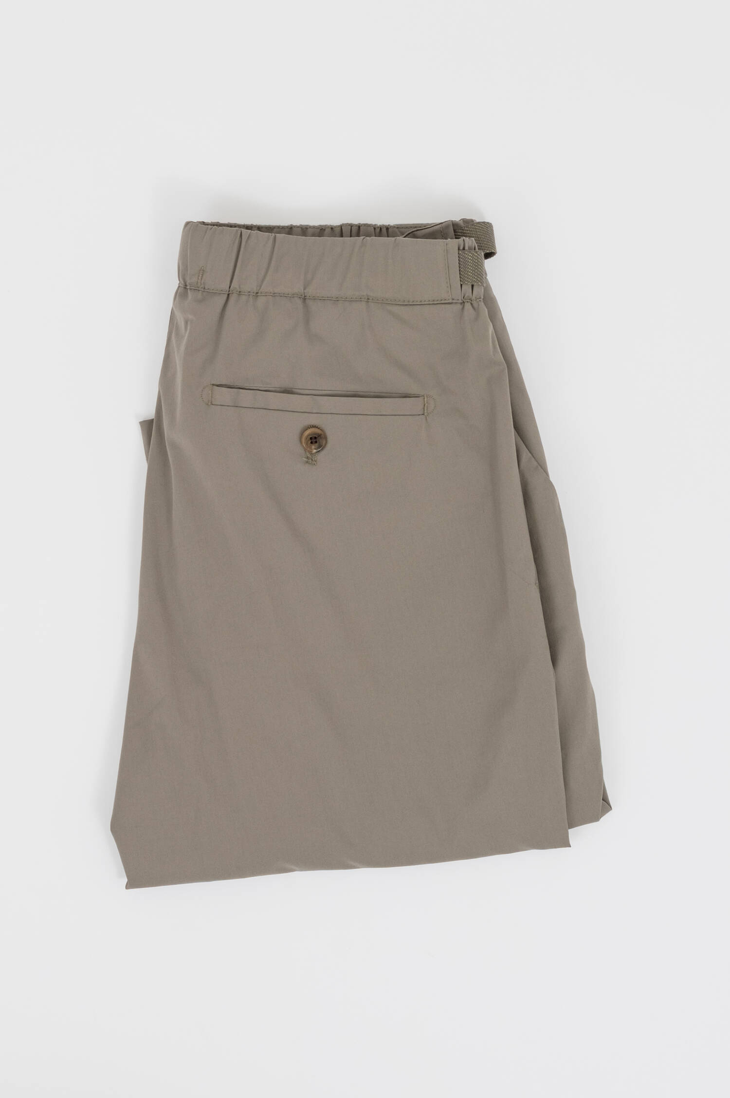 Chinohose aus Baumwoll-Mix in Khaki