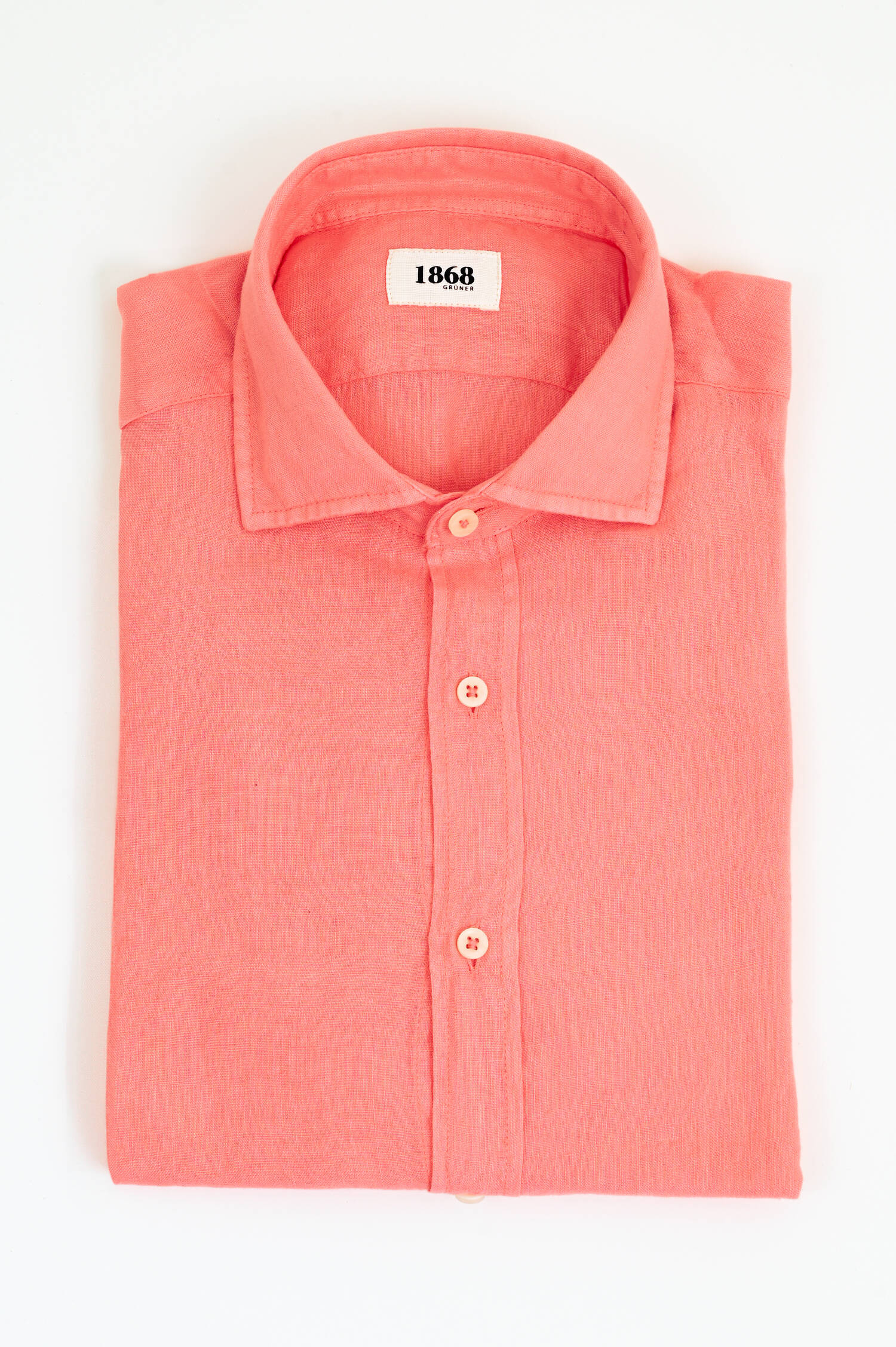 Leinenhemd in Koralle Leinenhemd in Koralle