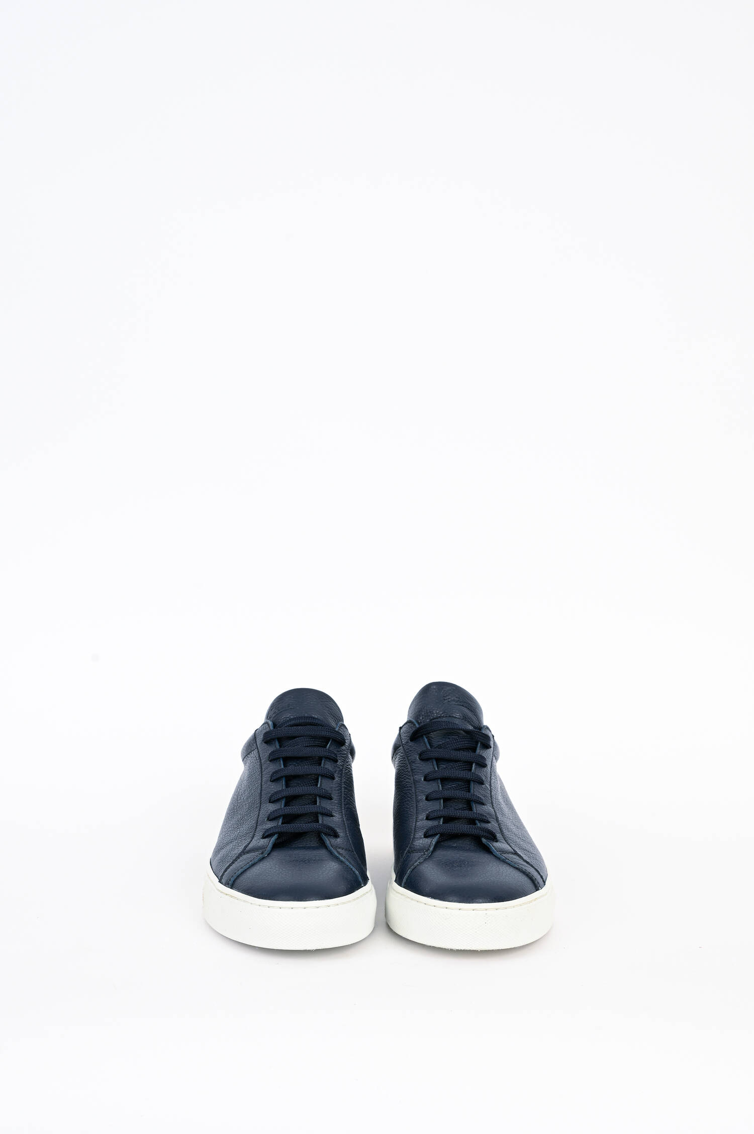 Leder Sneaker in Navy Leder Sneaker in Navy