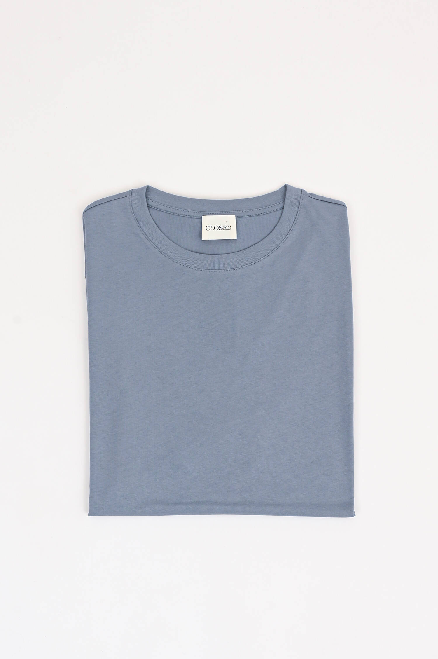 Basic Kurzarm-Shirt in Grau