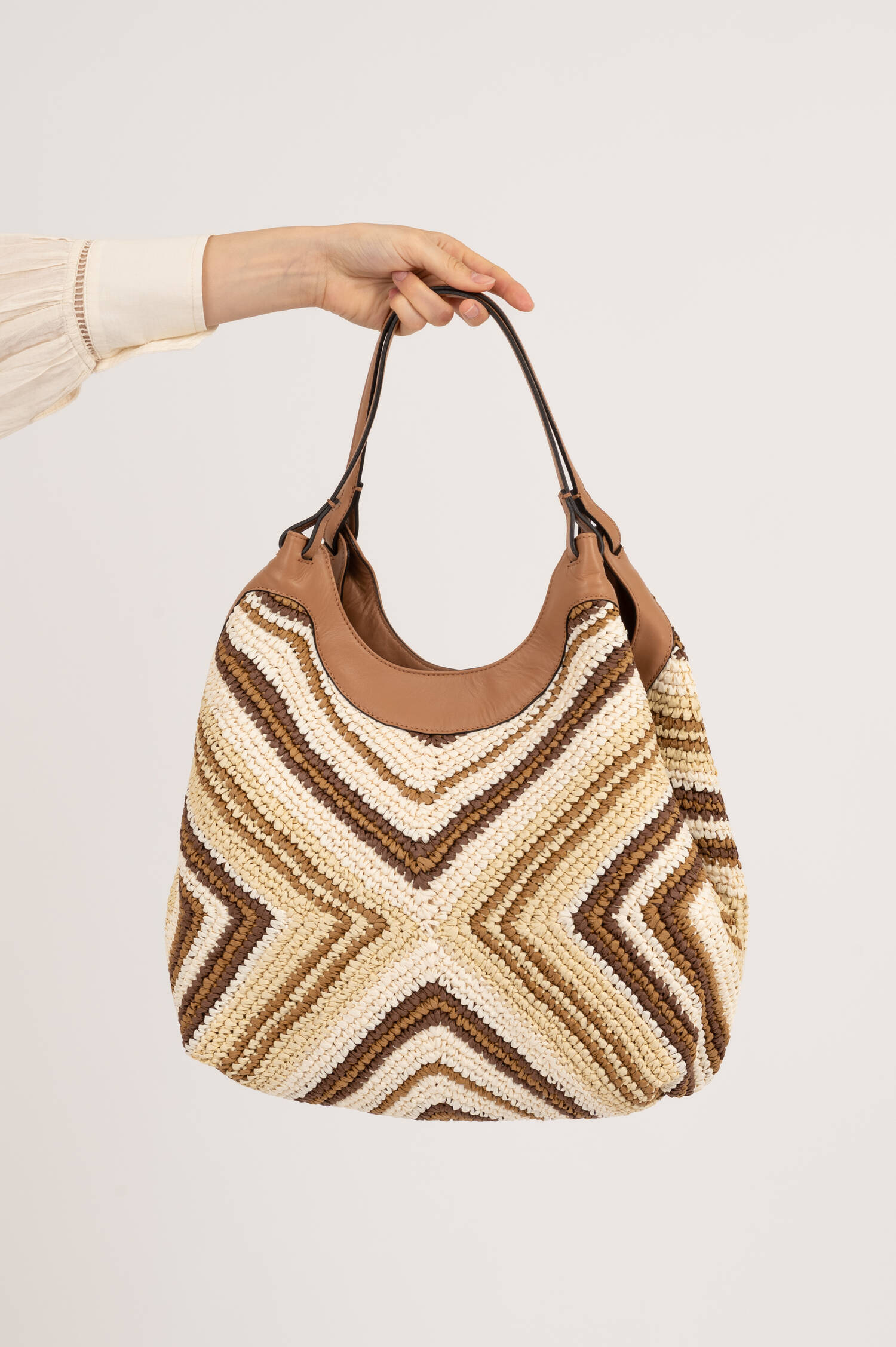 Shopper DUA mit gewebter Struktur in Multicolor