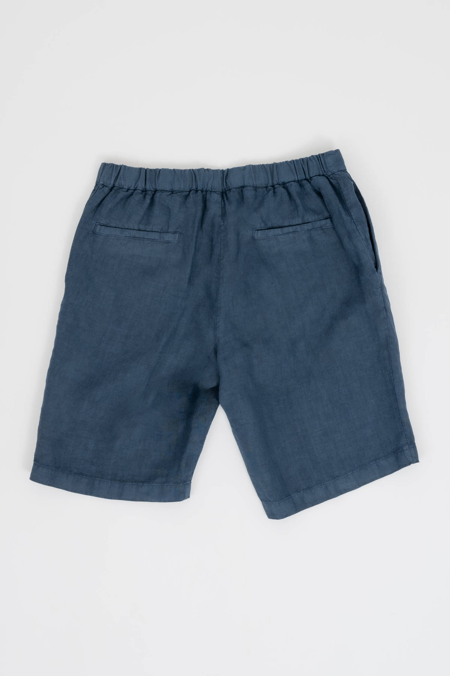 Leinen Bermuda in Navy