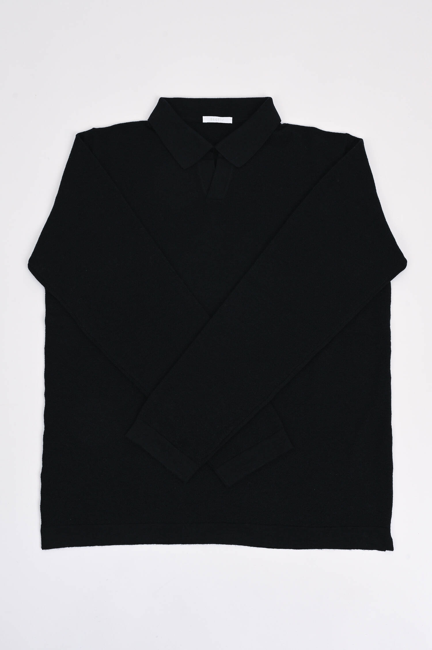 Strickpolo OYSTER aus Merinowolle in Navy Strickpolo OYSTER aus Merinowolle in Navy