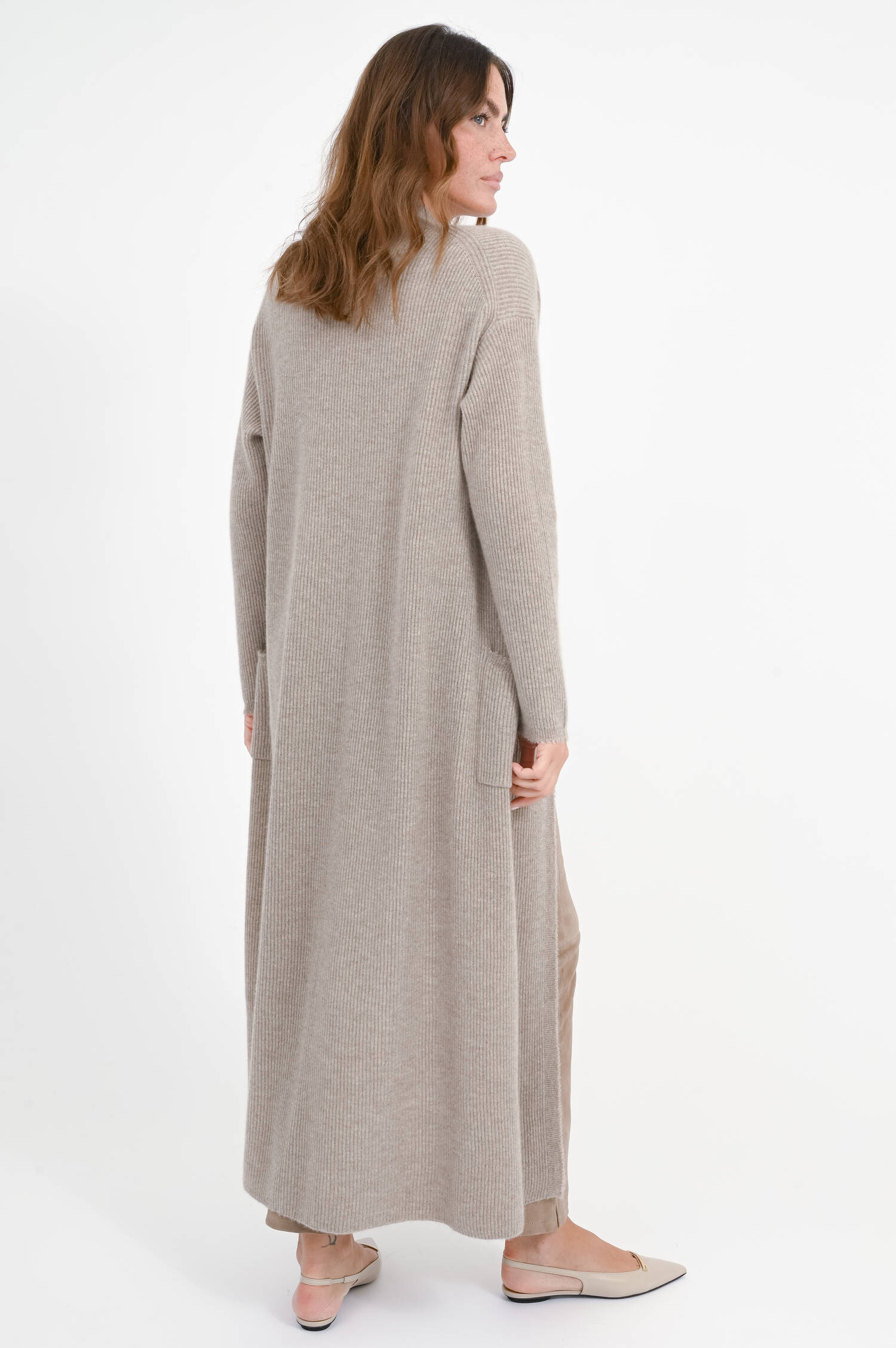 Maxi-Cashmere-Cardigan in Macadamia Maxi-Cashmere-Cardigan in Macadamia