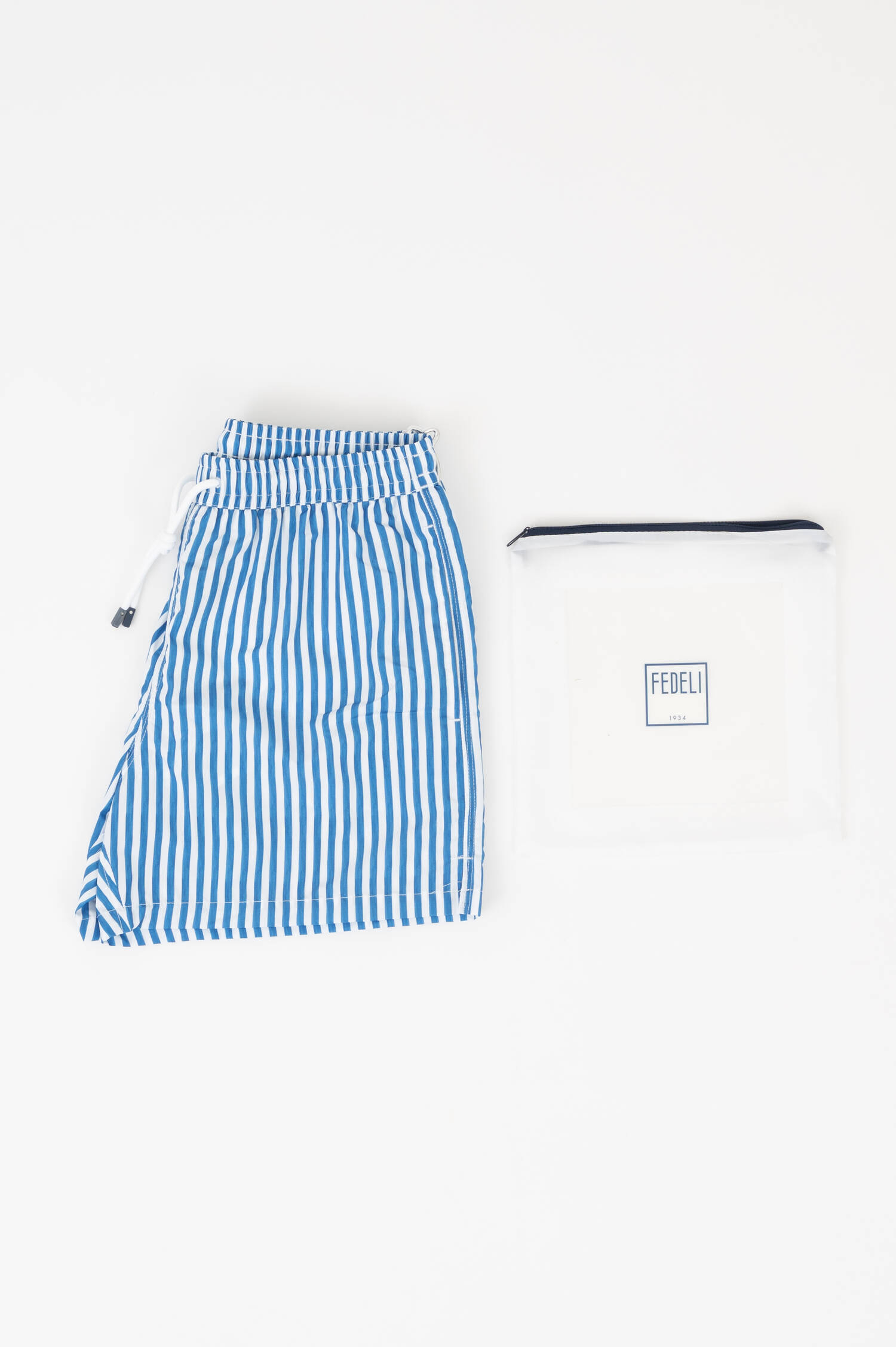 Badehose MADEIRA in Blau/Weiß